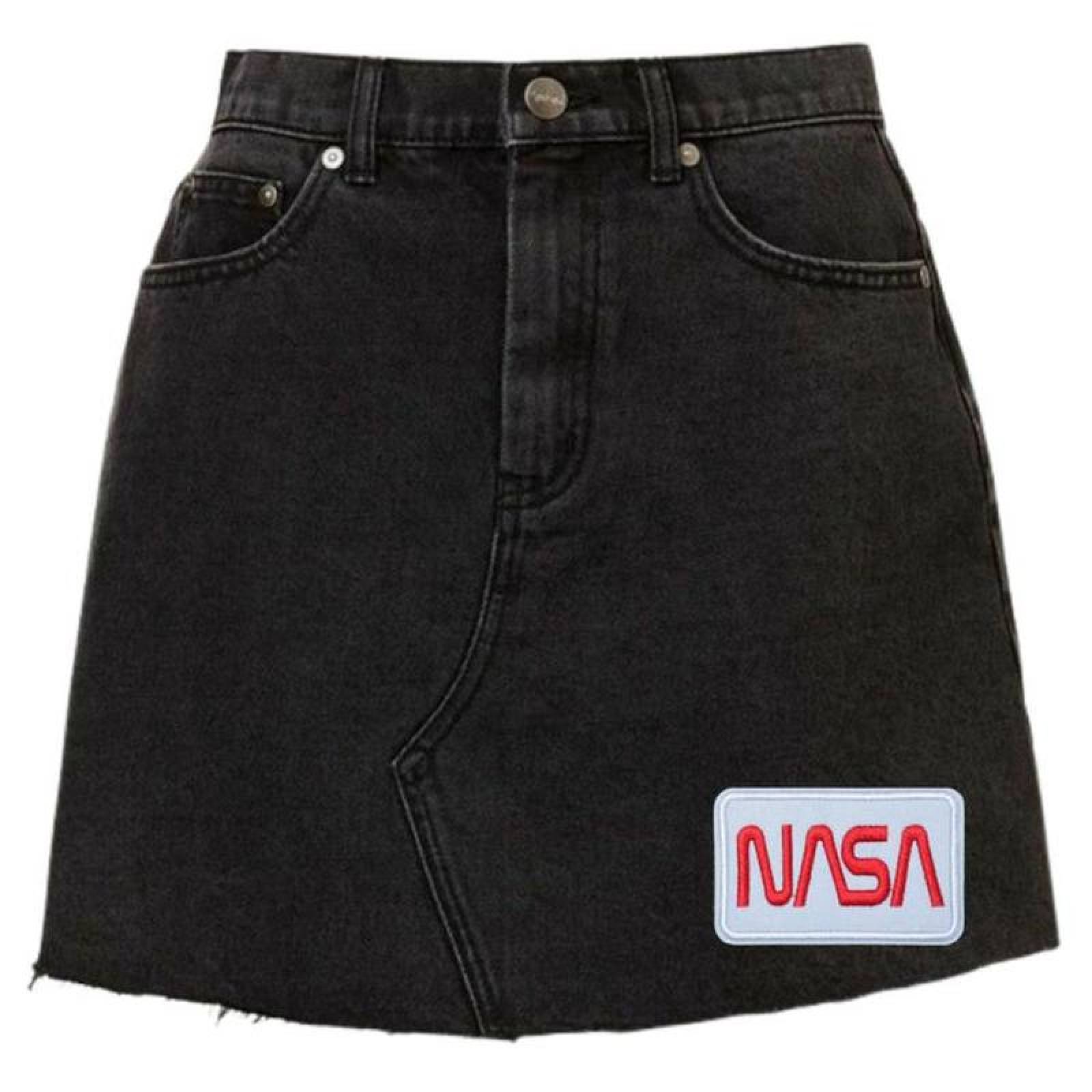 Bordado Parche de la NASA MXNAA-006-3 1 Parche Nasa 9,1x4,1cm Blanco Rojo Bordado con Velcro, Nasa04