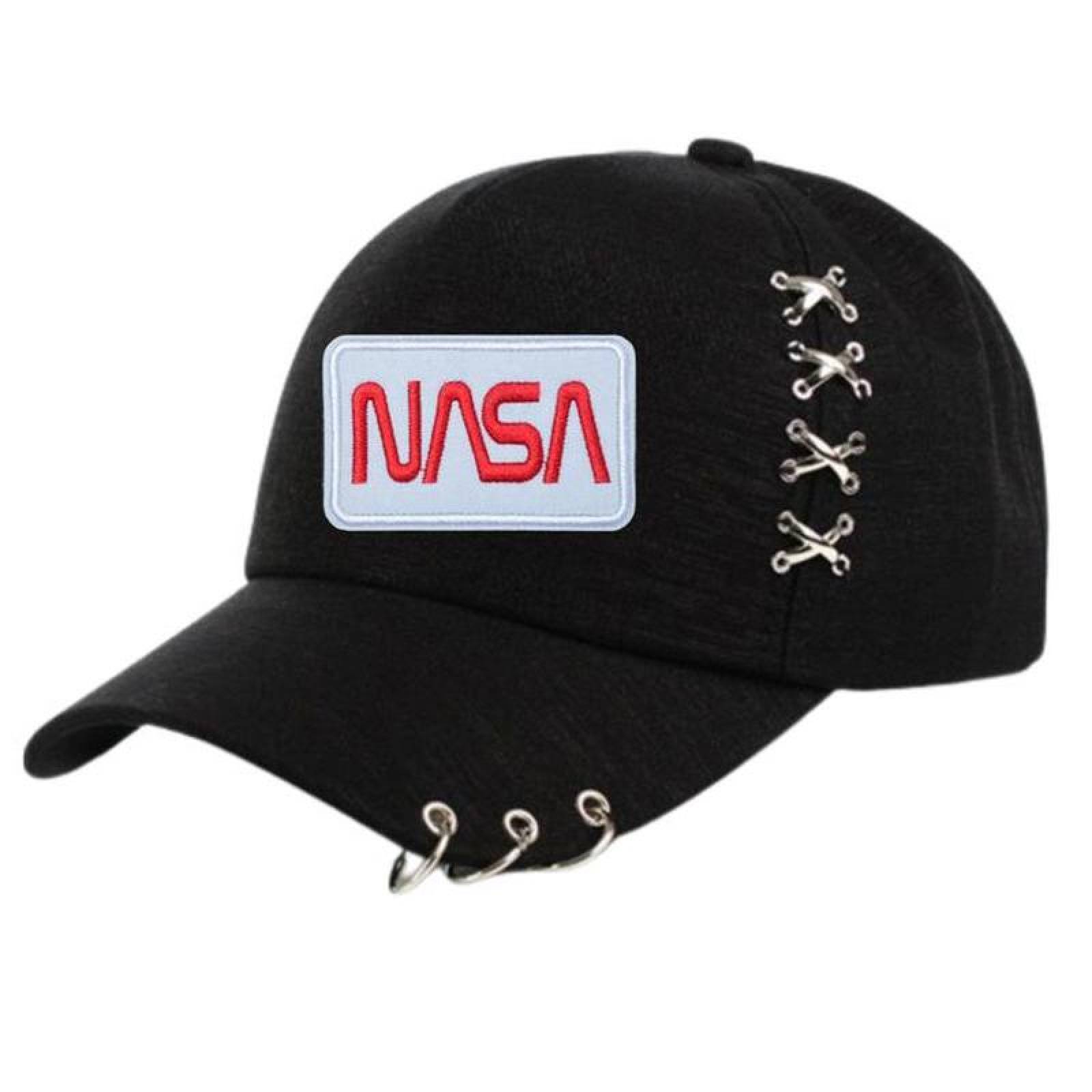 Bordado Parche de la NASA MXNAA-006-3 1 Parche Nasa 9,1x4,1cm Blanco Rojo Bordado con Velcro, Nasa04
