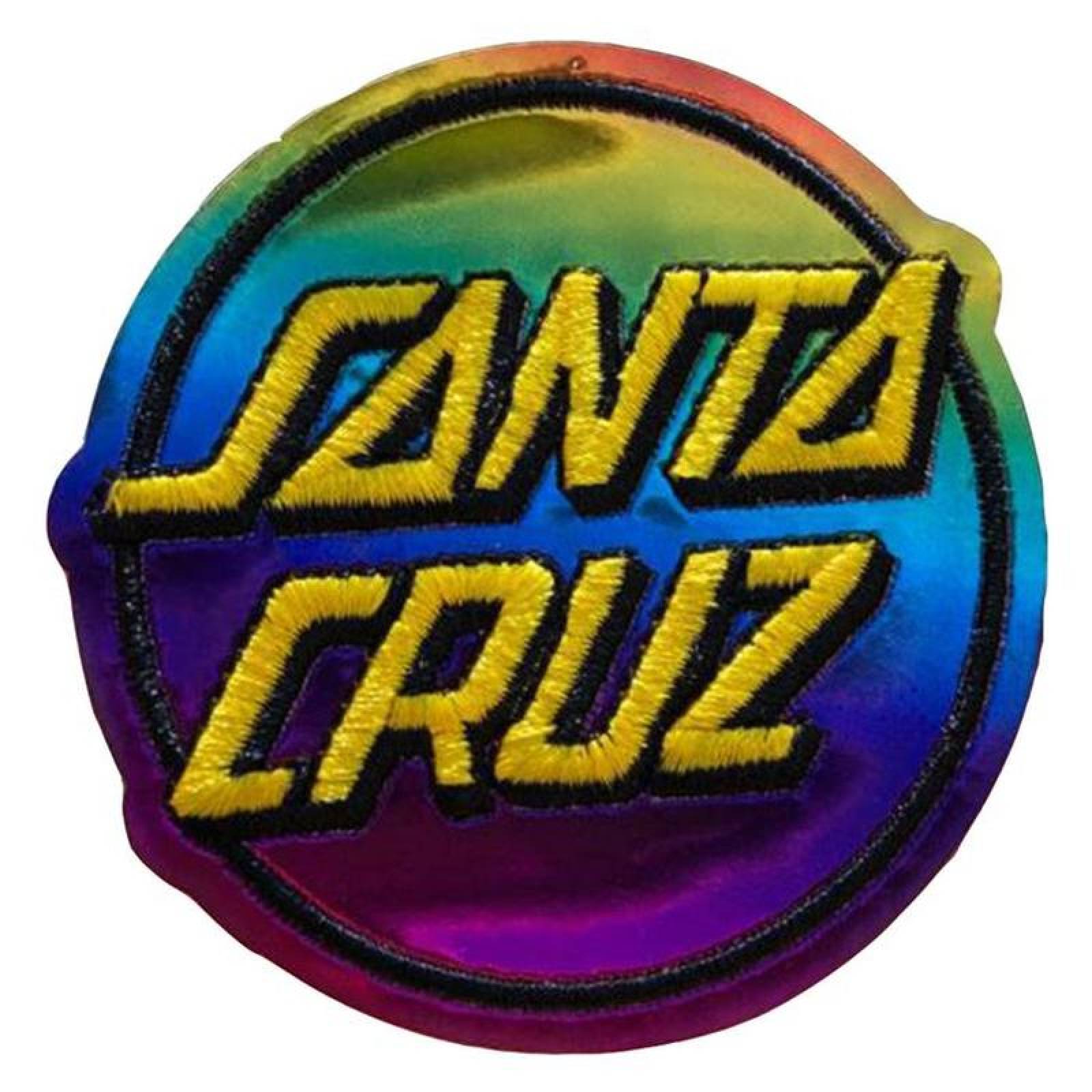 Parches Bordados de Tela MXNBS-001-1 1 Parche Santa Cruz 7,7x7cm Arcoíris Bordado Adhesivo para Planchar, Brand02