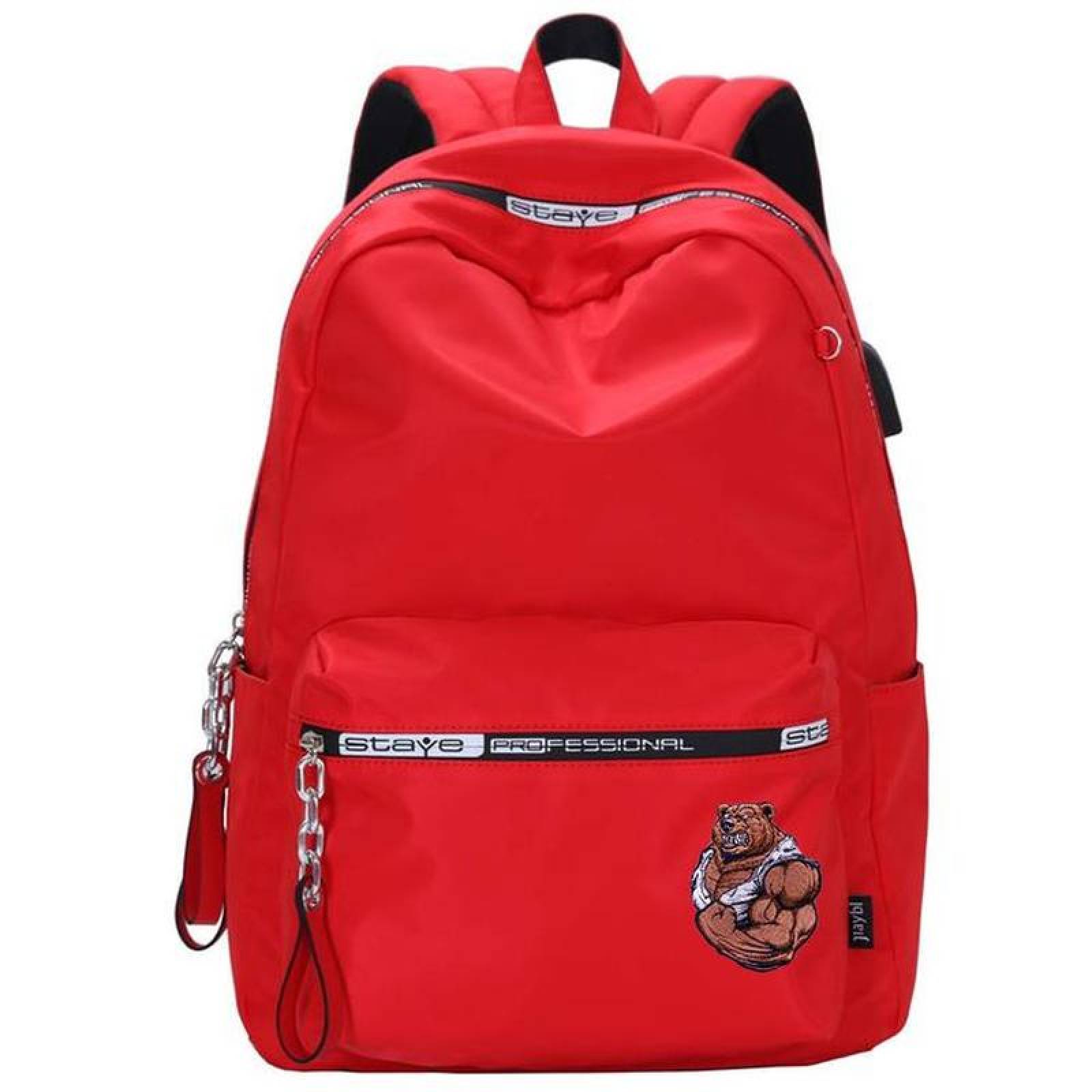 Parches Bordados para Decorar MXRAB-001-2 1 Parche Oso 7x6cm CaféBlanco Bordado Adhesivo para Planchar, Bear01