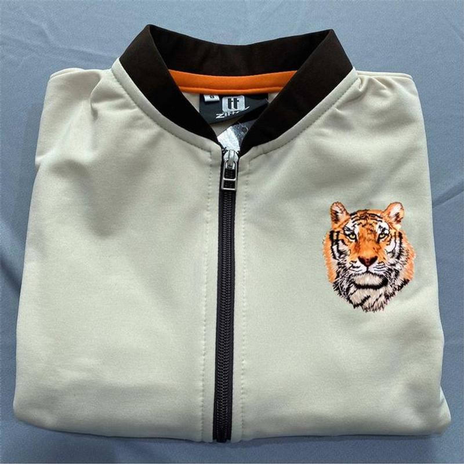 Parches para Playeras Decorativo MXTIG-003-4 3 Parches Tigre 8x10cm AmarilloBlanco Bordado Adhesivo para Planchar, Tiger01