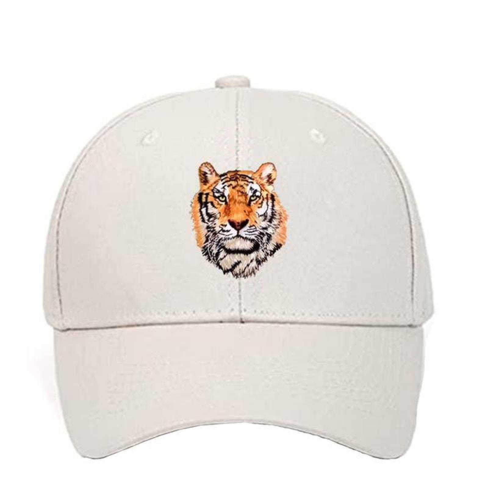 Parches para Mochilas Decorativo MXTIG-003-6 3 Parches Tigre 8x10cm AmarilloBlanco Bordado Adhesivo para Planchar, Tiger01