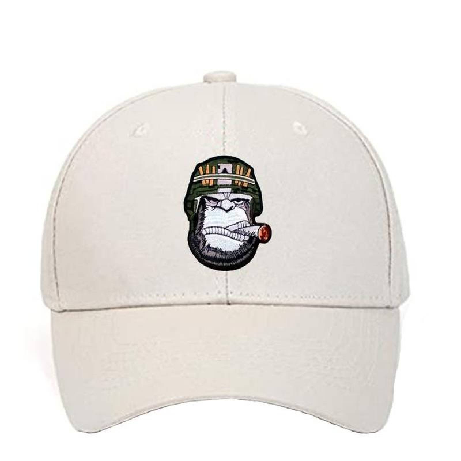 Parches para Playera Mono MXYKN-005-6 5 Parches Monkey 10x8cm BlancoNegro Bordado Adhesivo para Planchar, Monkey02