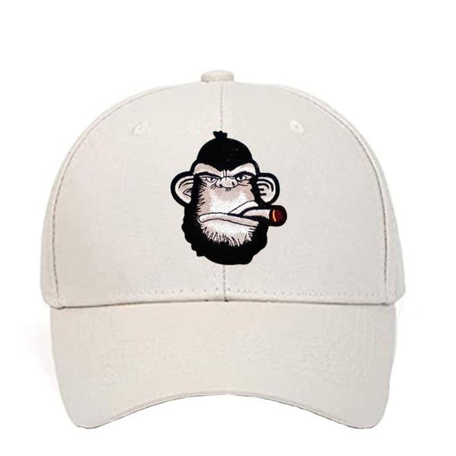 Chimpancé Parches de Ropa MXYMK-004-6 4 Parches Mono 9x10cm BlancoNegro Bordado Adhesivo para Planchar, Monkey01