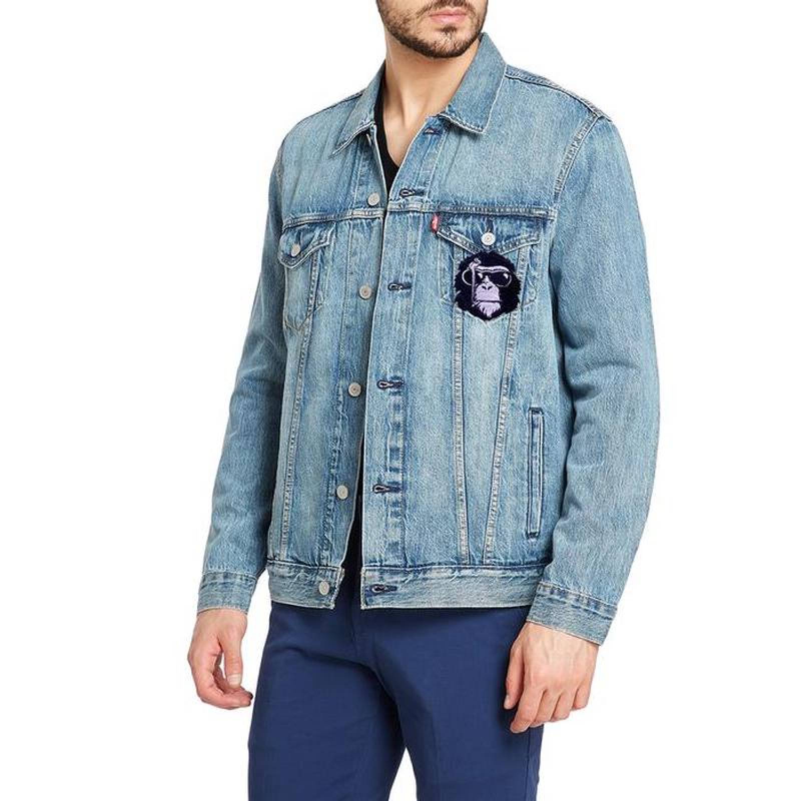 Parche Termoadhesivo para Mochilas MXYNK-001-2 1 Parche Chimpancé 7x9cm BlancoNegro Bordado Adhesivo para Planchar, Monkey03