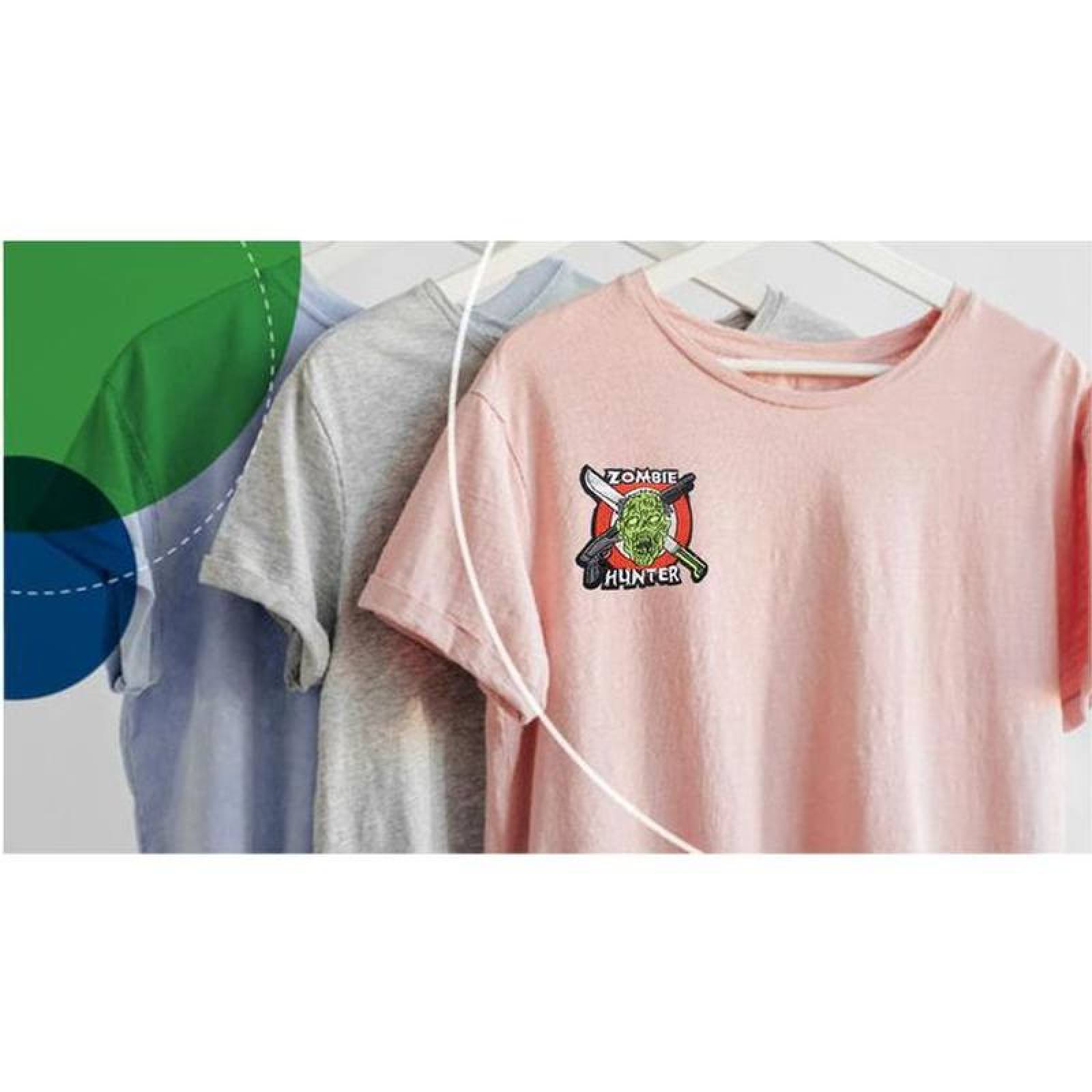 Zombie Parche Decorativos para Ropa MXZIM-003-3 3 Parches Zombie 9x9cm VerdeRojo Bordado Adhesivo para Planchar, Zombie01