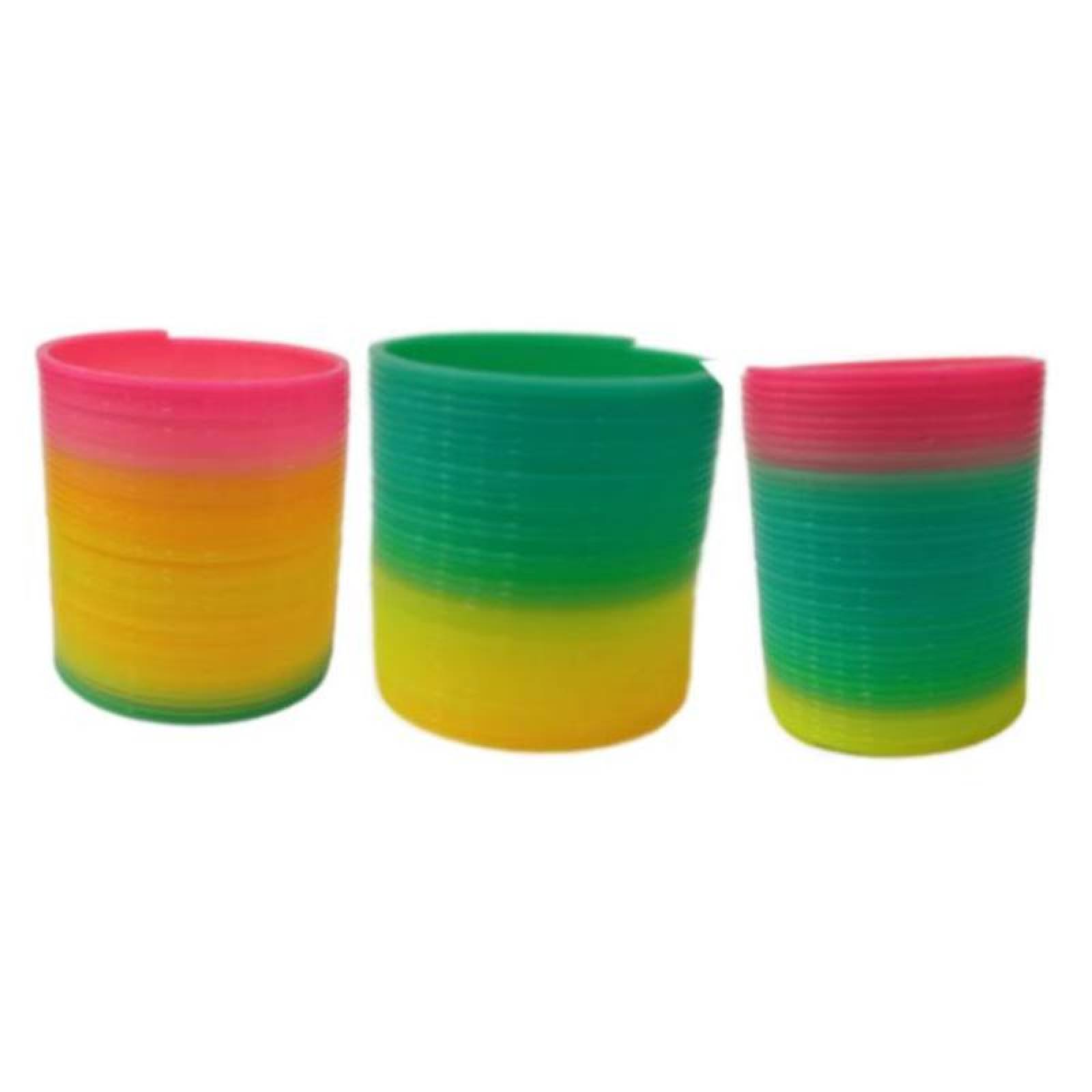 Mini Juguete de Gusano MXSGW-003-3 3 pzas Plástico PVC Unisex mas3 años Colores al Azar, SpringWorm