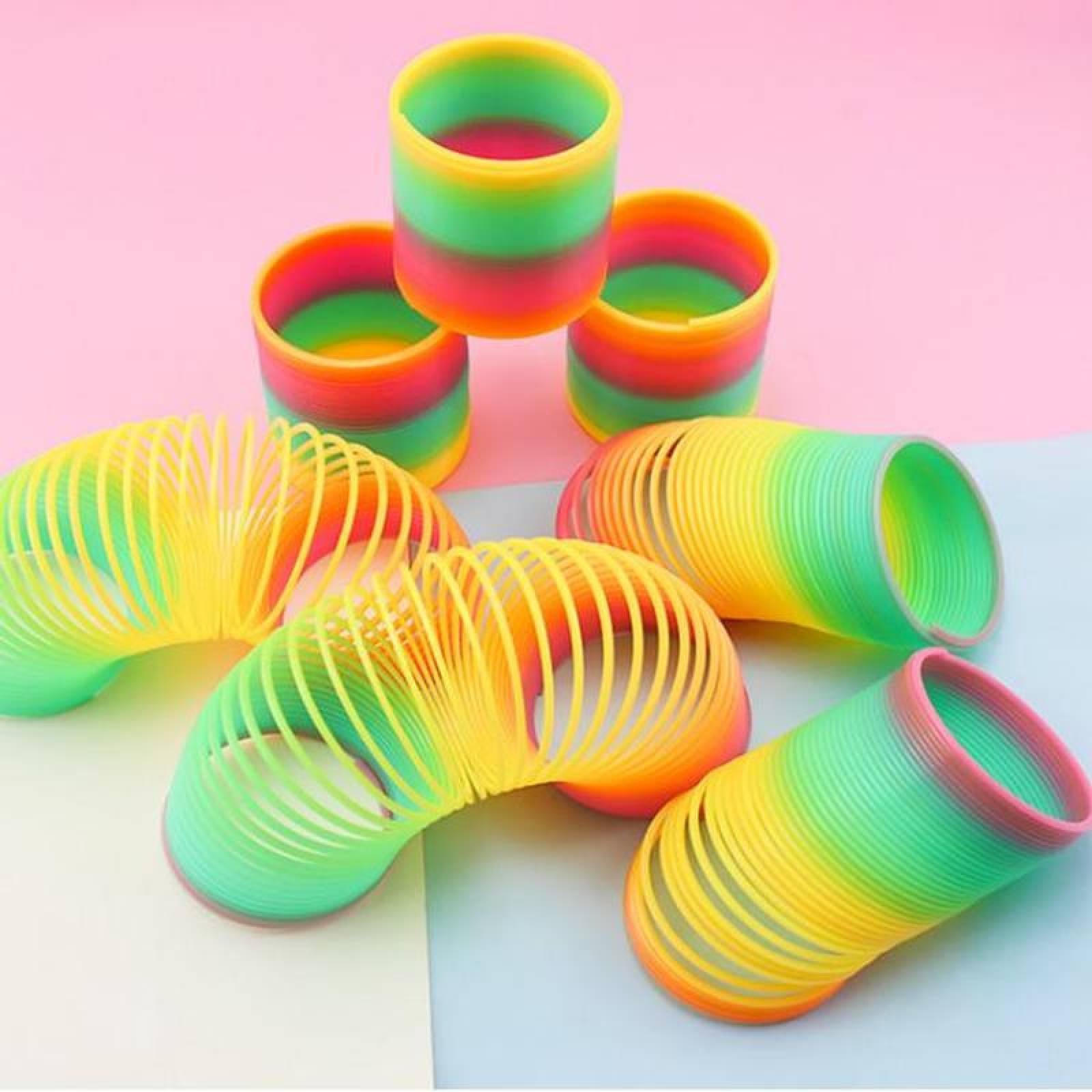 Mini Juguetes para Niños MXSGW-004-1 4 pzas Plástico PVC Unisex mas3 años Colores al Azar, SpringWorm