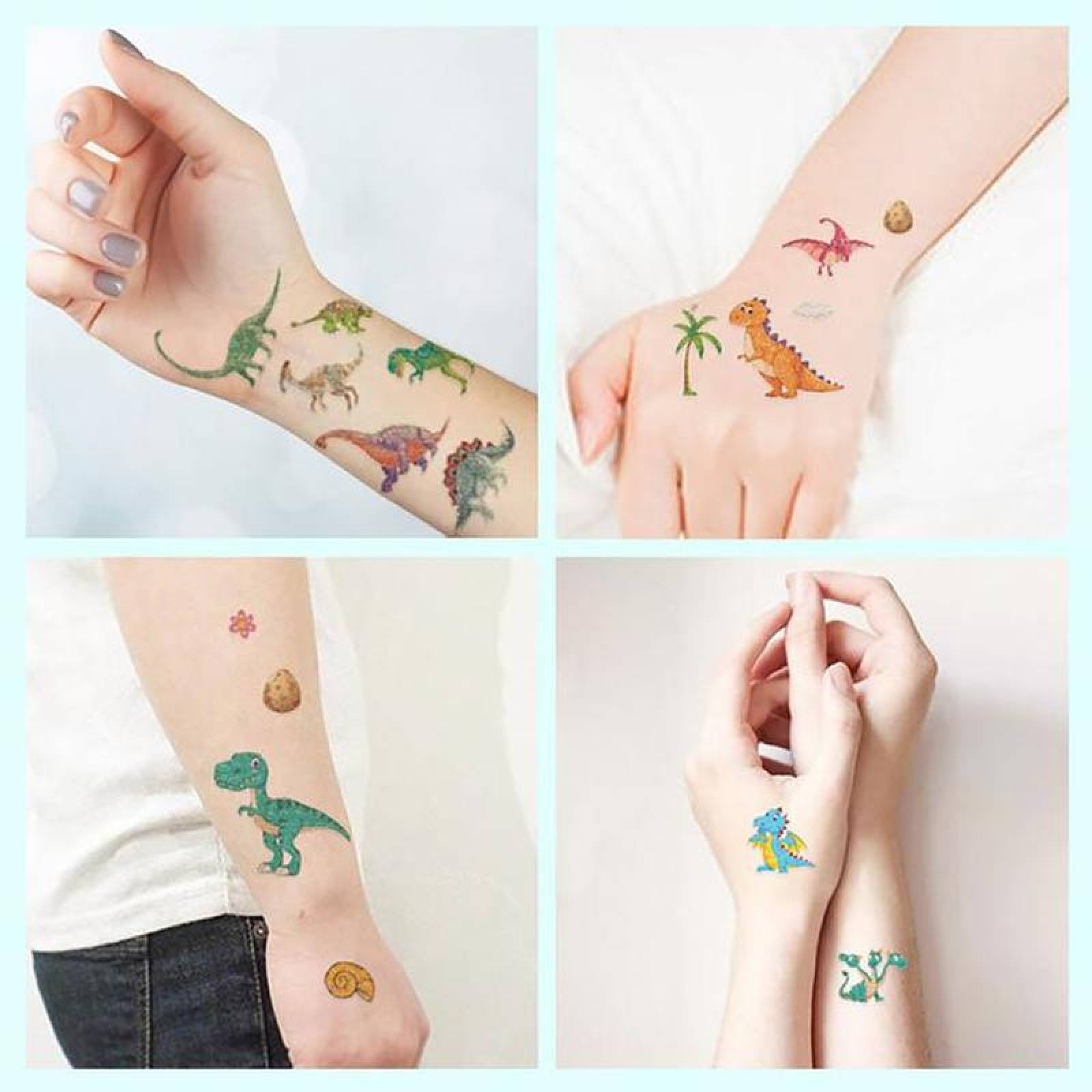 Tatuaje de Personajes Animados MXTSK-003-2 60 Plantillas en 3 Paquetes 6,3x9,7cm Tatuaje Temporal, Deckids