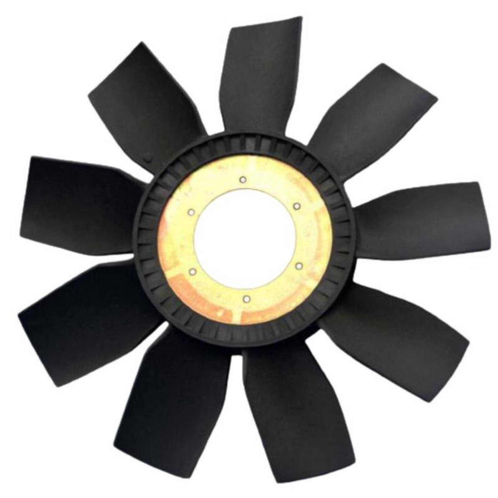 Aspas de Ventilación para Trailer MXNBN-001-10 24" Diámetro 9 Aspas 5" Flecha Giro Derecha Nylon con Fibra de Vidrio, NylBens