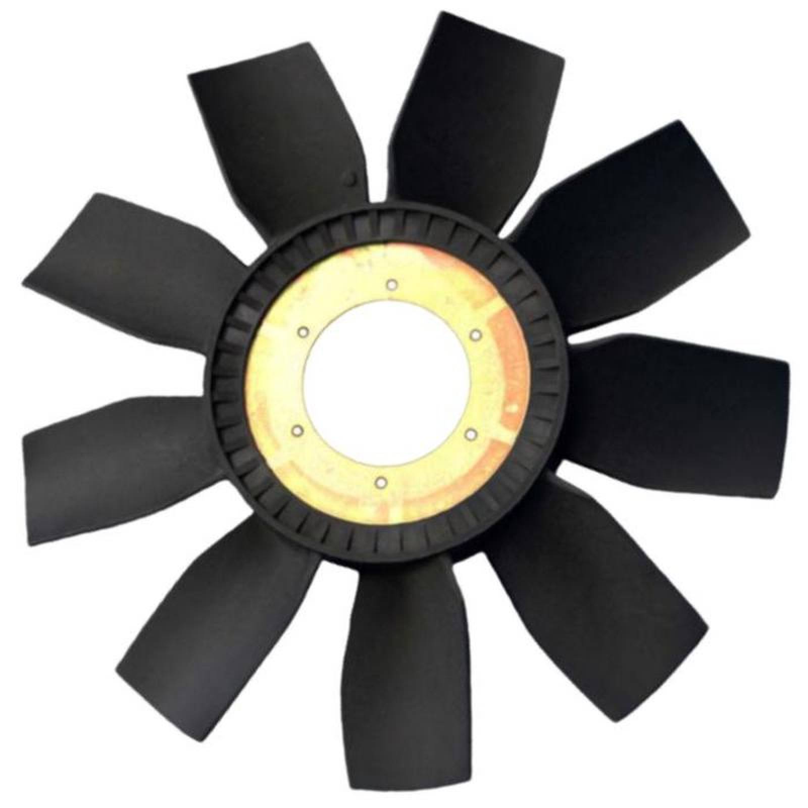 Aspas de Ventilación para Trailer MXNBN-001-10 24" Diámetro 9 Aspas 5" Flecha Giro Derecha Nylon con Fibra de Vidrio, NylBens