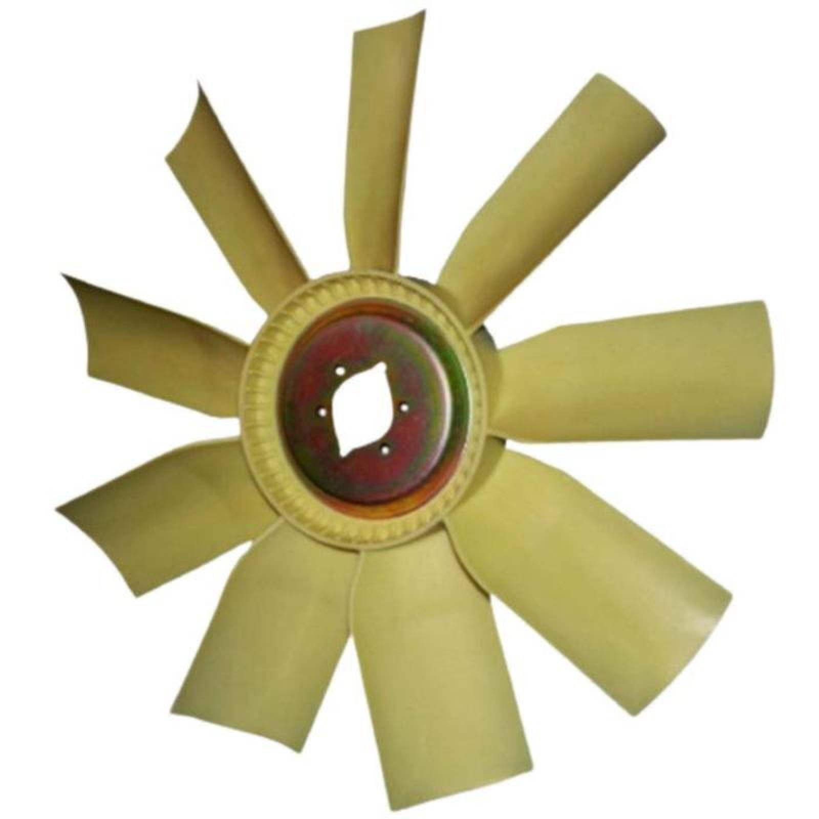 Ventiladores de Metal MXNED-001-4 24" Diámetro 9 Aspas 2 12" Flecha Giro Derecha Nylon con Fibra de Vidrio, NylSpeed