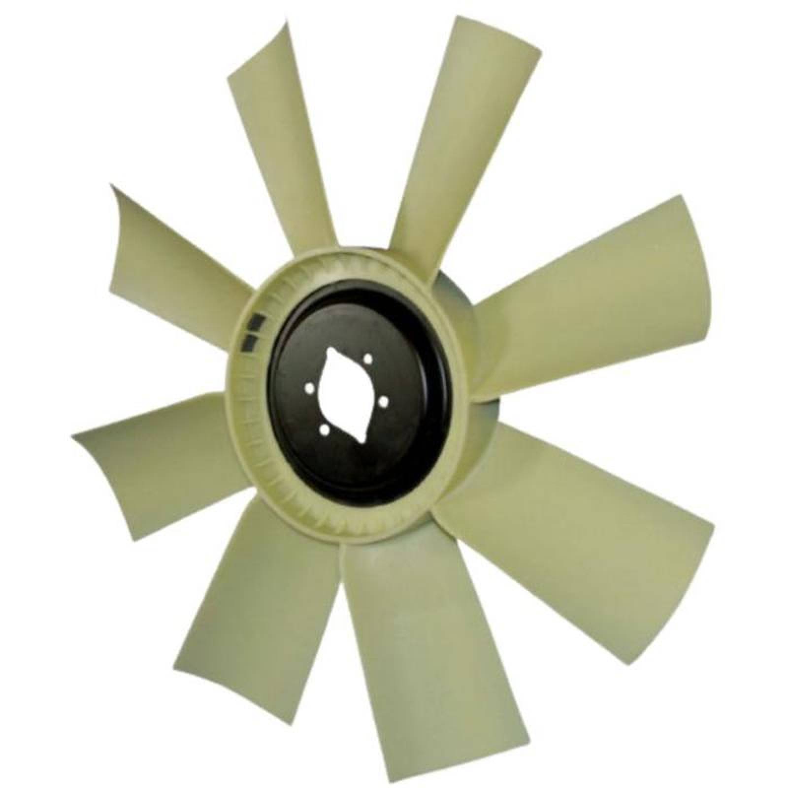 Aspa Nylon para Camiones Grandes MXNFT-001-2 24" Diámetro 8 Aspas 2 12" Flecha Giro Derecha Nylon con Fibra de Vidrio, NylFreight