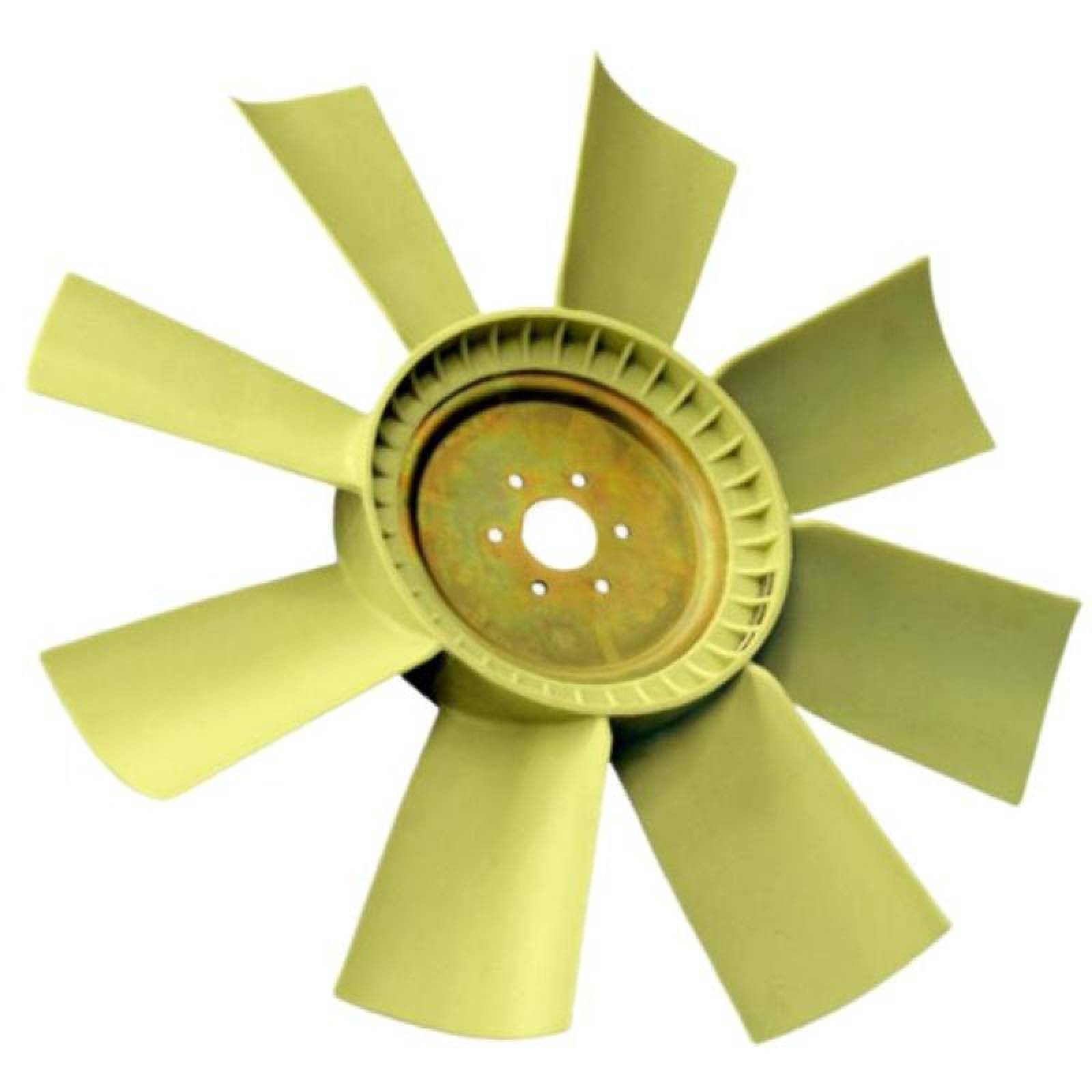 Ventilador con Aspas Nylon MXNHD-001-3 24" Diámetro 8 Aspas 2" Flecha Giro Derecha Nylon con Fibra de Vidrio, NylHold