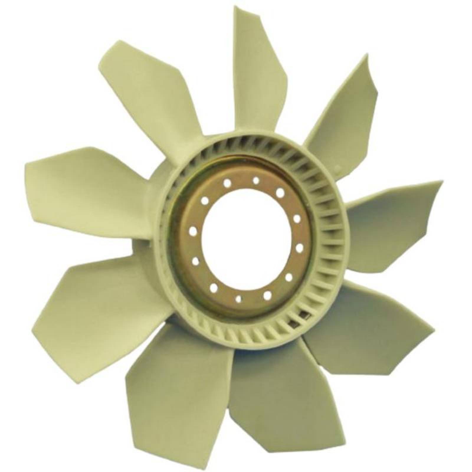 Ventiladores Grandes Tipo Nylon MXNKA-001-24 23" Diámetro 9 Aspas 5" Flecha Giro Derecha Nylon con Fibra de Vidrio NylKodia