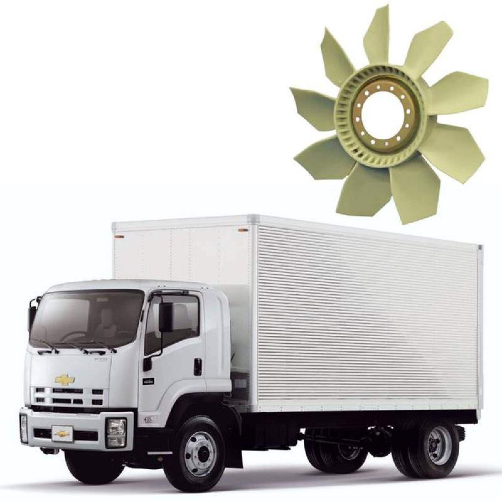 Ventiladores Grandes Tipo Nylon MXNKA-001-24 23" Diámetro 9 Aspas 5" Flecha Giro Derecha Nylon con Fibra de Vidrio NylKodia