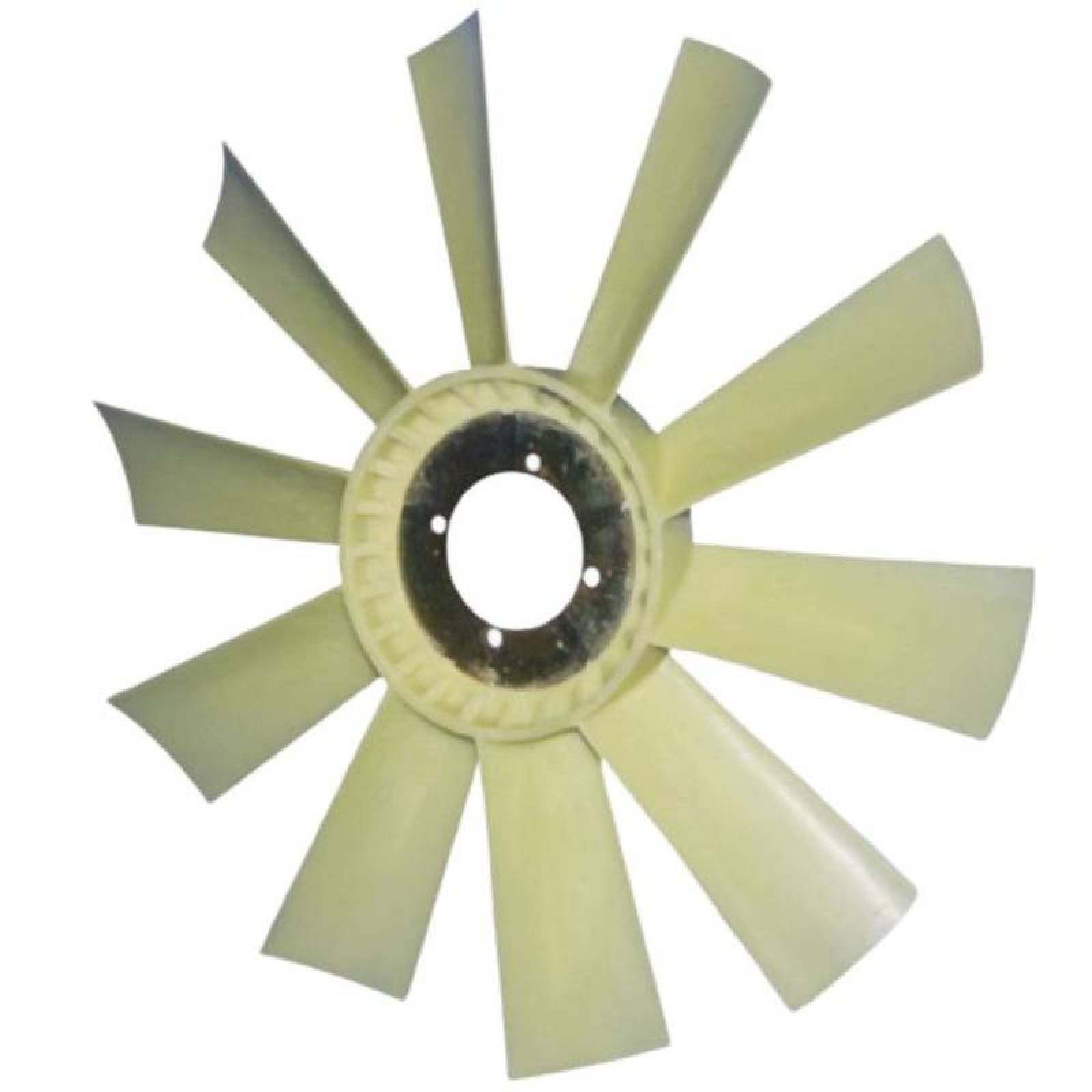 Ventilador para Motores Diesel MXNMH-001-5 18" Diámetro 10 Aspas 3 14" Flecha Giro Derecha Nylon con Fibra de Vidrio, NylMarch