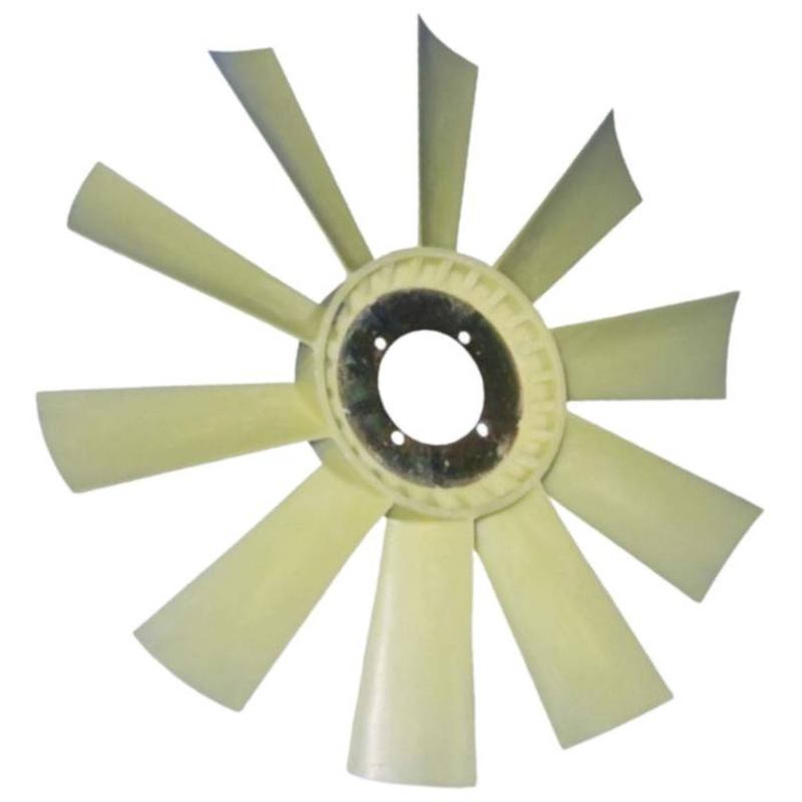 Ventilador para Motores Diesel MXNMH-001-5 18" Diámetro 10 Aspas 3 14" Flecha Giro Derecha Nylon con Fibra de Vidrio, NylMarch