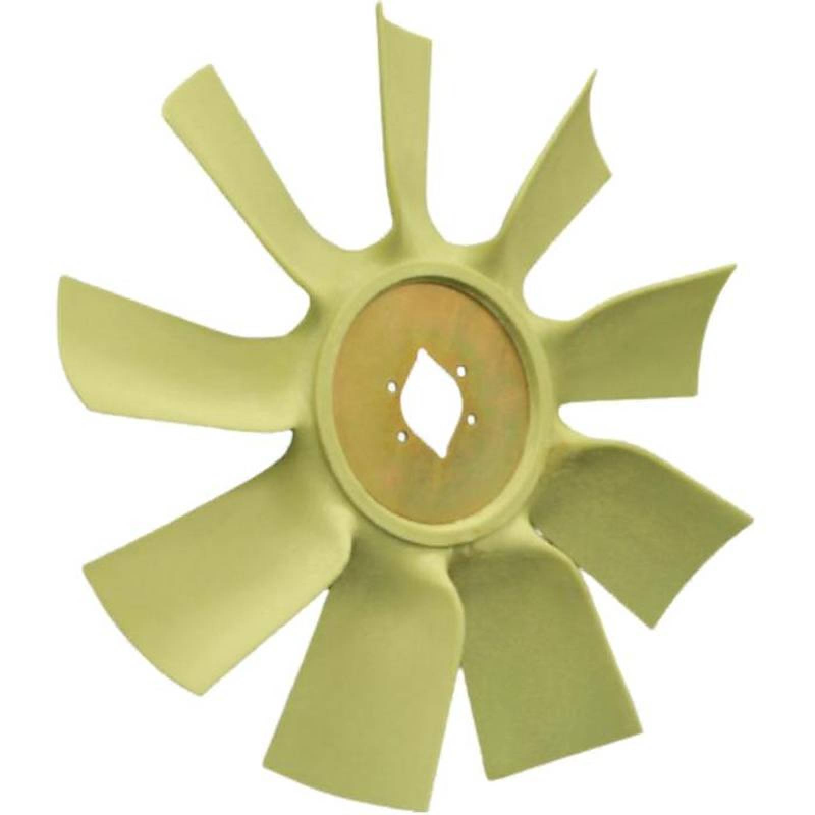 Refacciones de Ventiladores Nylon MXNQK-005-1 30" Diámetro 9 Aspas 2 12" Flecha Giro Derecha Nylon con Fibra de Vidrio, NylQuick