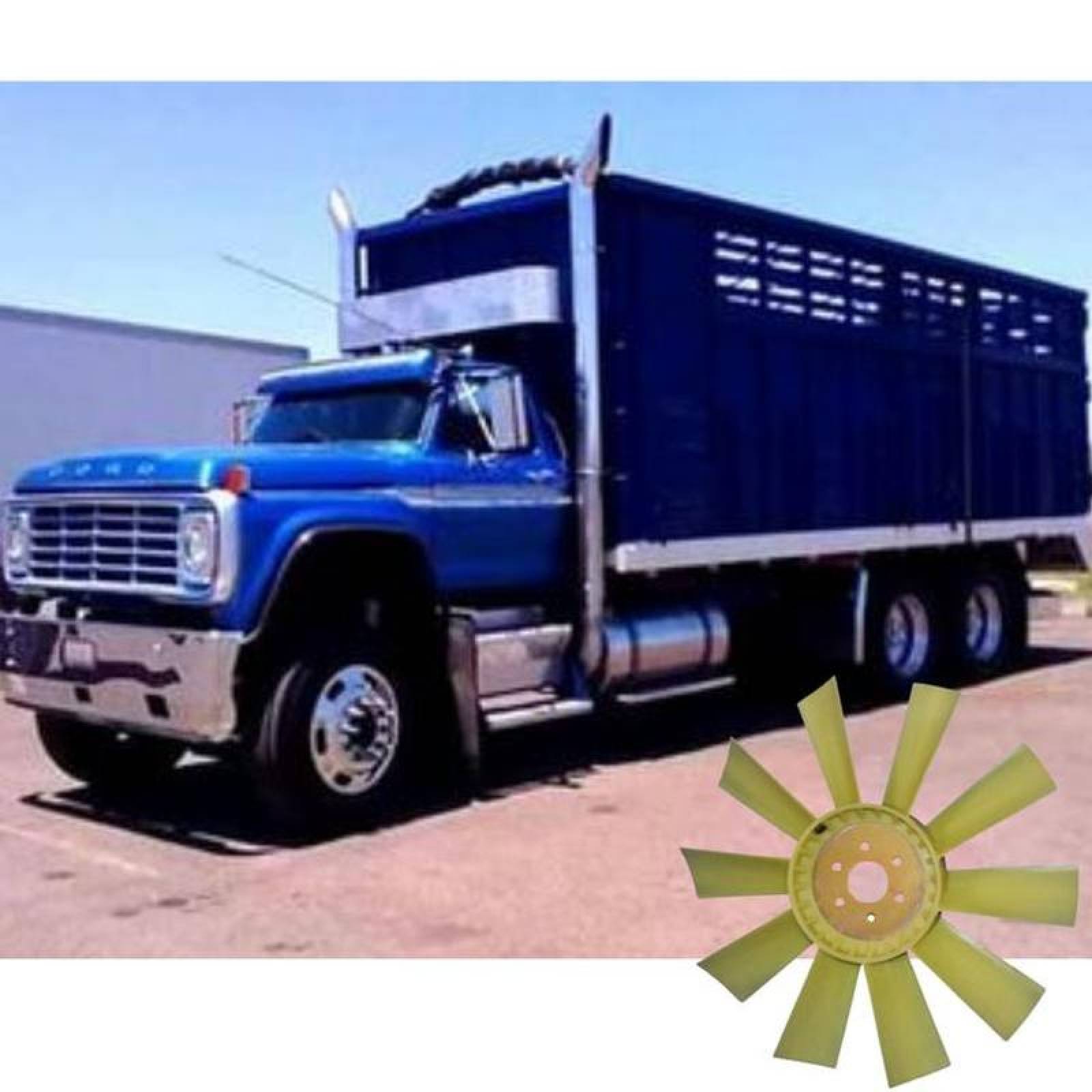 Ventiladores para Dina 210 MXNTD-002-2 19" Diámetro 10 Aspas 2" Flecha Giro Derecha Nylon con Fibra de Vidrio NylTrend