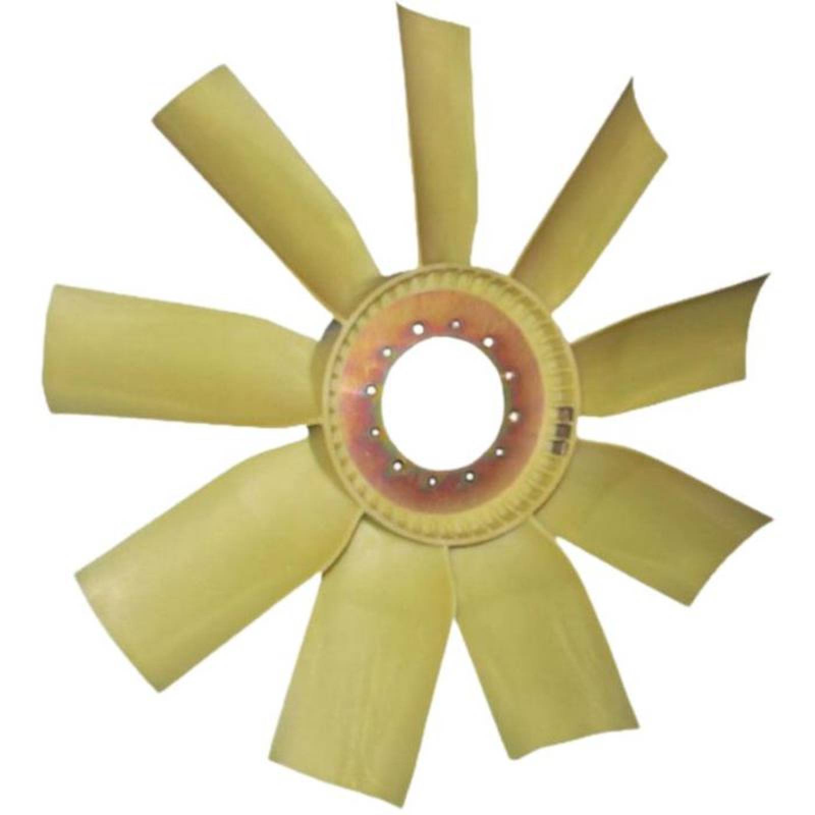 Ventiladores Tipo Nylon MXNTT-002-2 26" Diámetro 9 Aspas 5" Flecha Giro Derecha Nylon con Fibra de Vidrio, NylRotate
