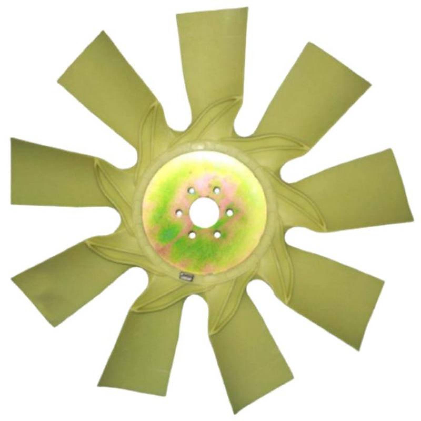 Ventiladores Nylon de Varias Aspas MXNYR-003-2 26" Diámetro 9 Aspas 2" Flecha Giro Derecha Nylon con Fibra de Vidrio, NylTorc