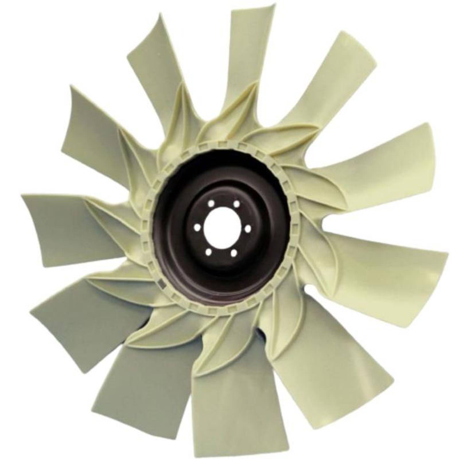 Aspas de Nylon para Motores Diesel MXNYS-001-3 26" Diámetro 11 Aspas 2 12" Flecha Giro Derecha Nylon con Fibra de Vidrio NylPlus