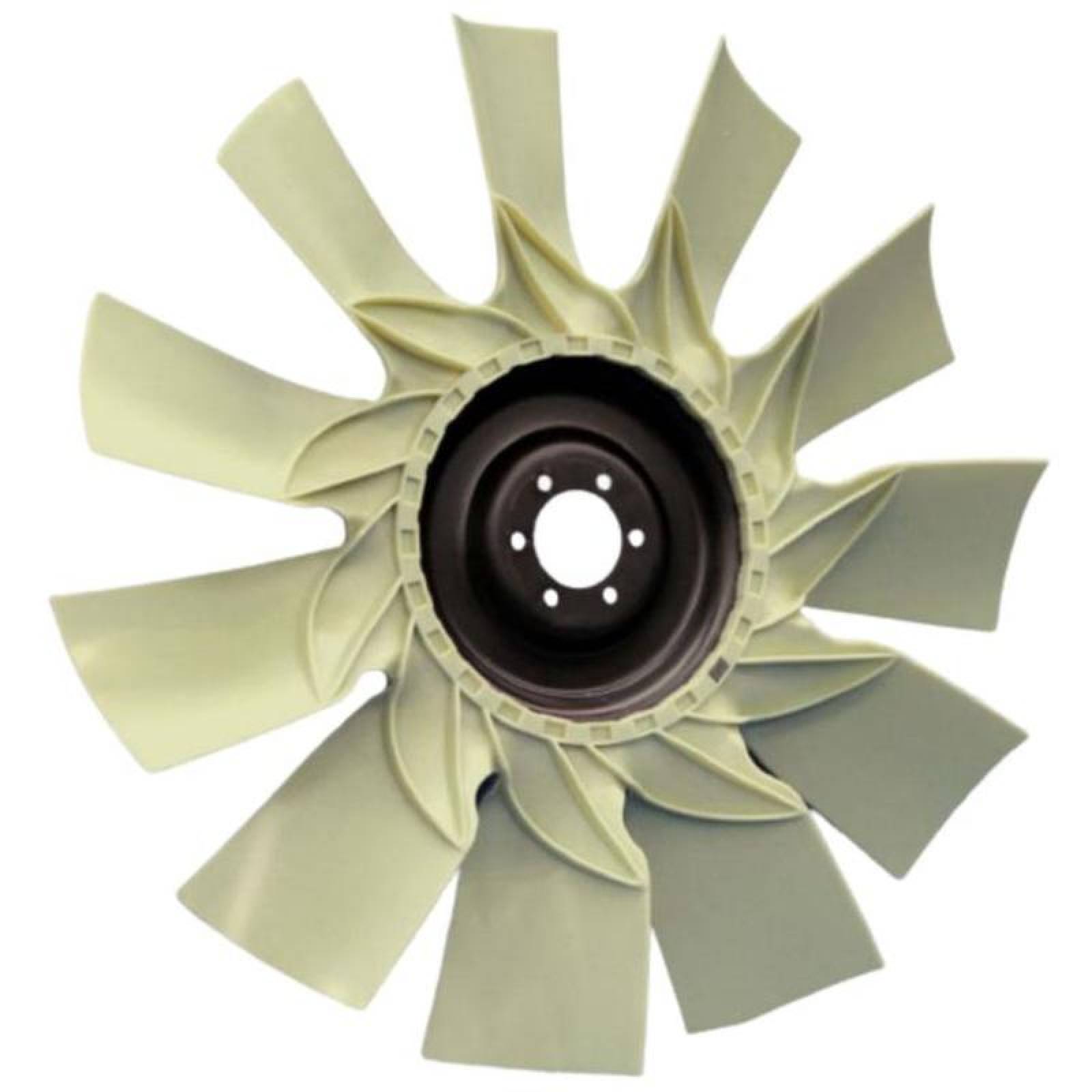 Aspas de Nylon para Motores Diesel MXNYS-001-3 26" Diámetro 11 Aspas 2 12" Flecha Giro Derecha Nylon con Fibra de Vidrio NylPlus