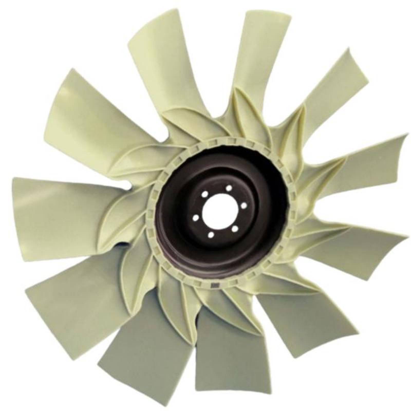 Aspas de Nylon para Motores Diesel MXNYS-001-3 26" Diámetro 11 Aspas 2 12" Flecha Giro Derecha Nylon con Fibra de Vidrio NylPlus