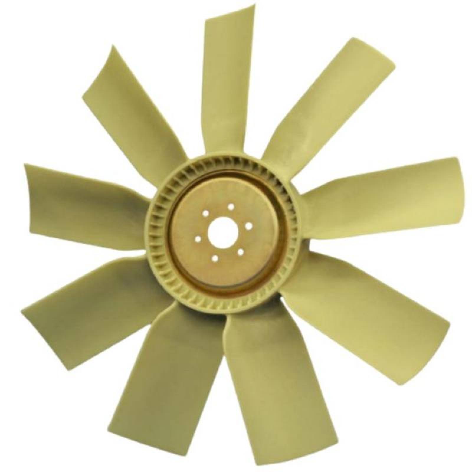 Aspas Nylon para Tractocamiones MXNYT-005-4 32" Diámetro 9 Aspas 2" Flecha Giro Derecha Nylon con Fibra de Vidrio, NylFast