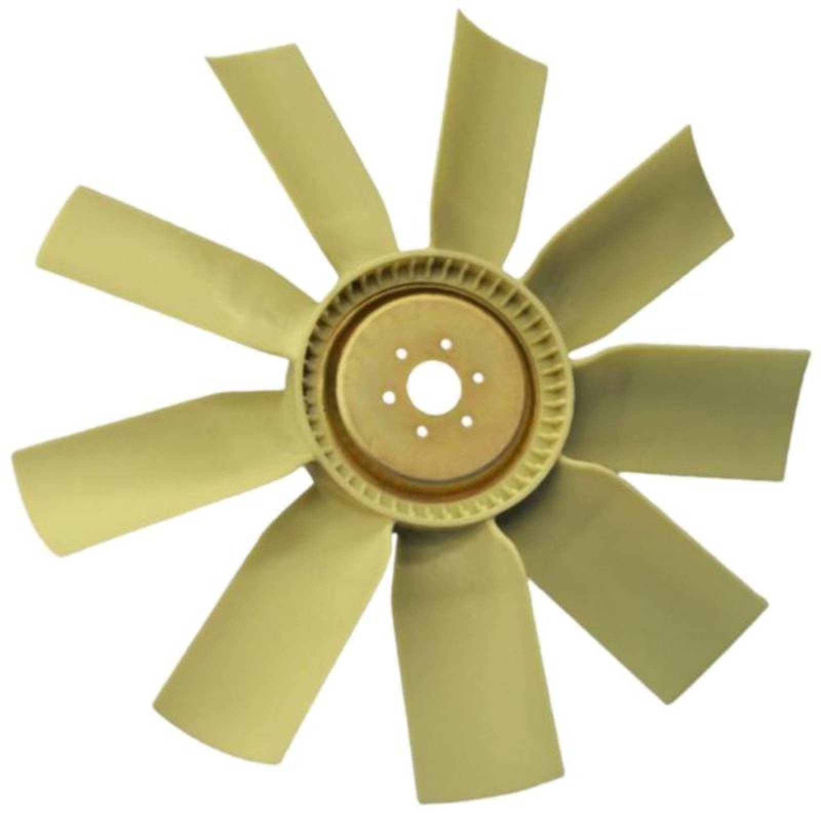 Aspas Nylon para Tractocamiones MXNYT-005-4 32" Diámetro 9 Aspas 2" Flecha Giro Derecha Nylon con Fibra de Vidrio, NylFast