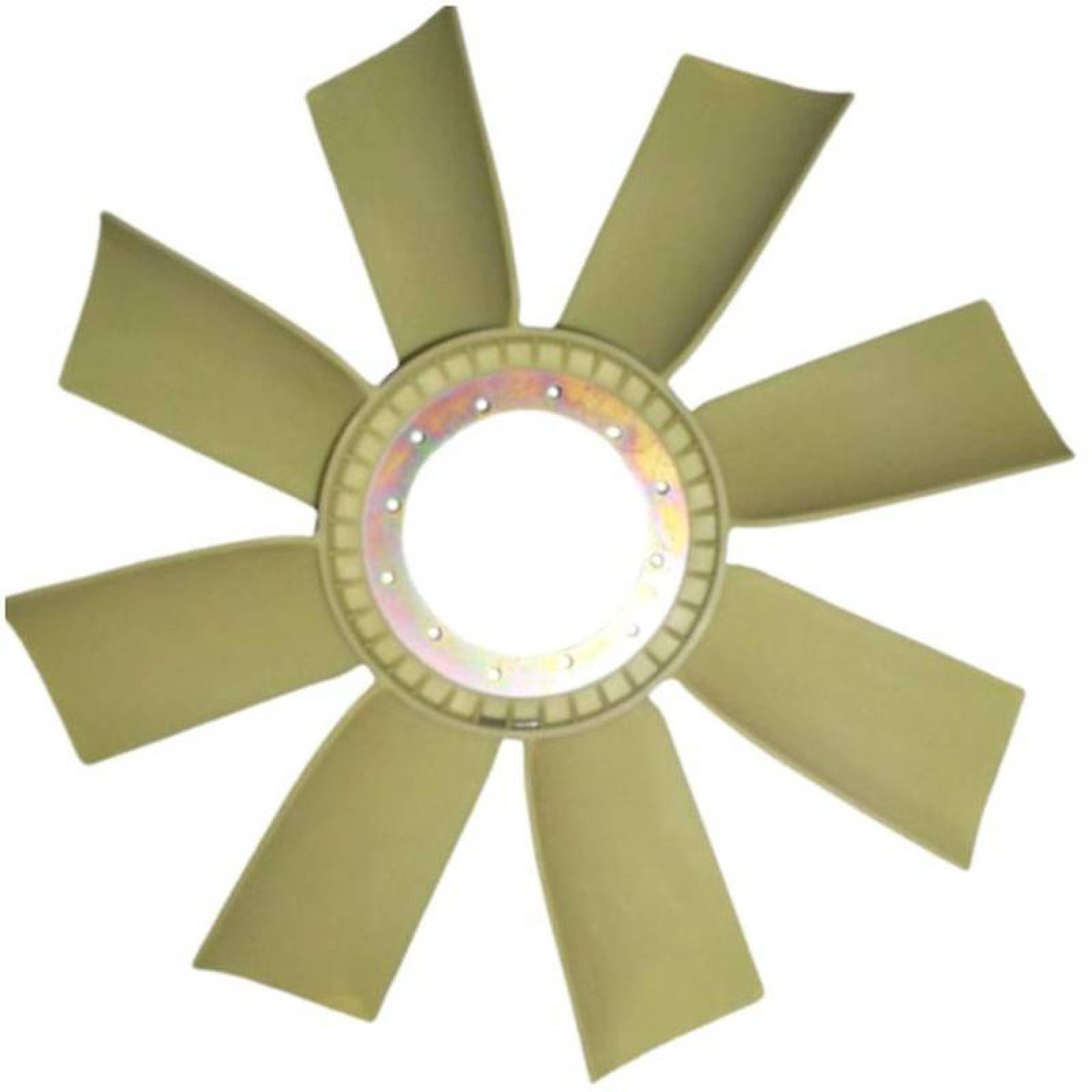 Ventilador Tipo Nylon para C10 MXNZA-001-5 24" Diámetro 8 Aspas 7" Flecha Giro Derecha Nylon con Fibra de Vidrio, NylZcanya