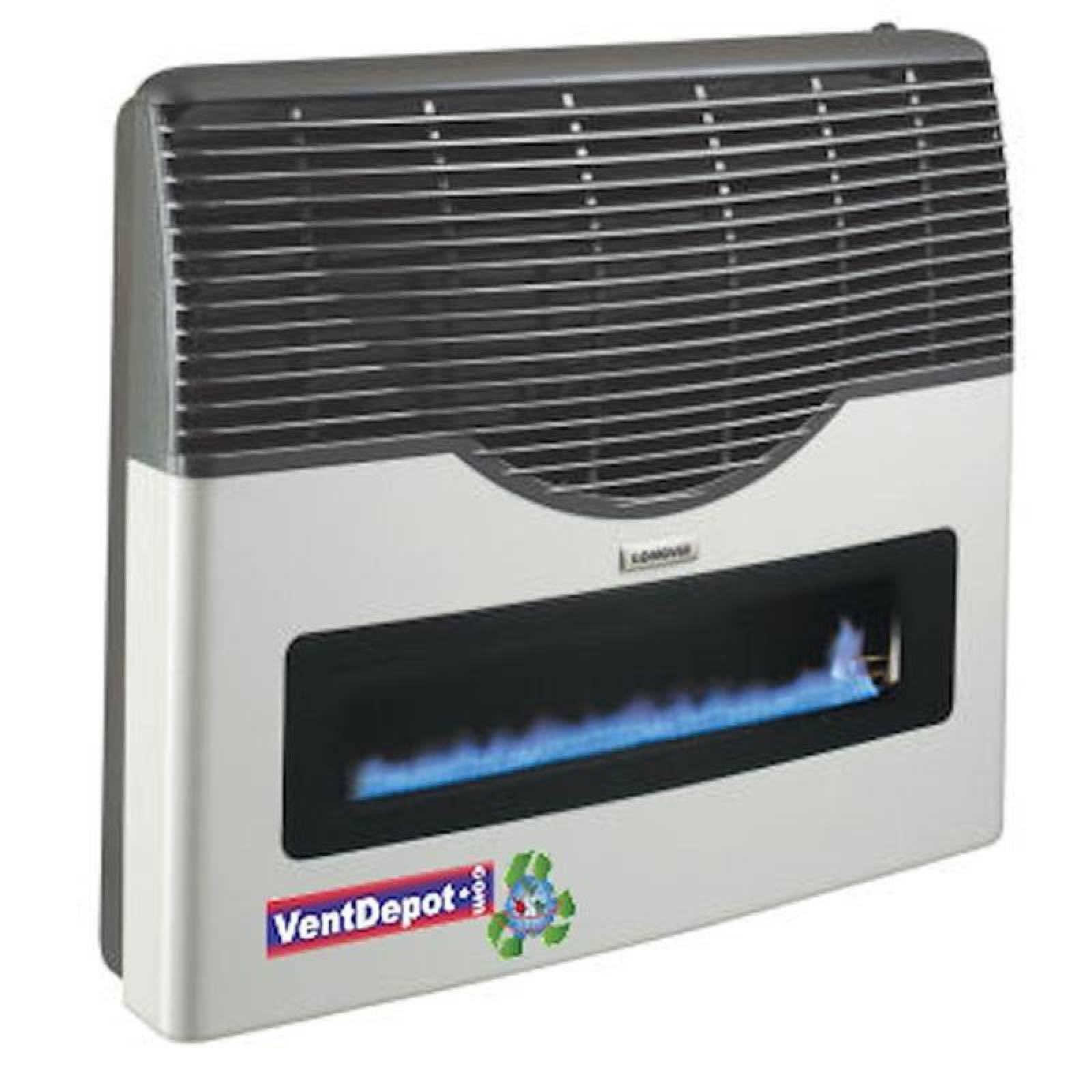 Calefactor de Gas para Recamara MXBLU-002-5 19841BTUh Gas LP Encendido Electrónico Combustible Tiro BalanceadoTubo de Gas 12" Supreficie 40 metros cuadrados, BluxFlame