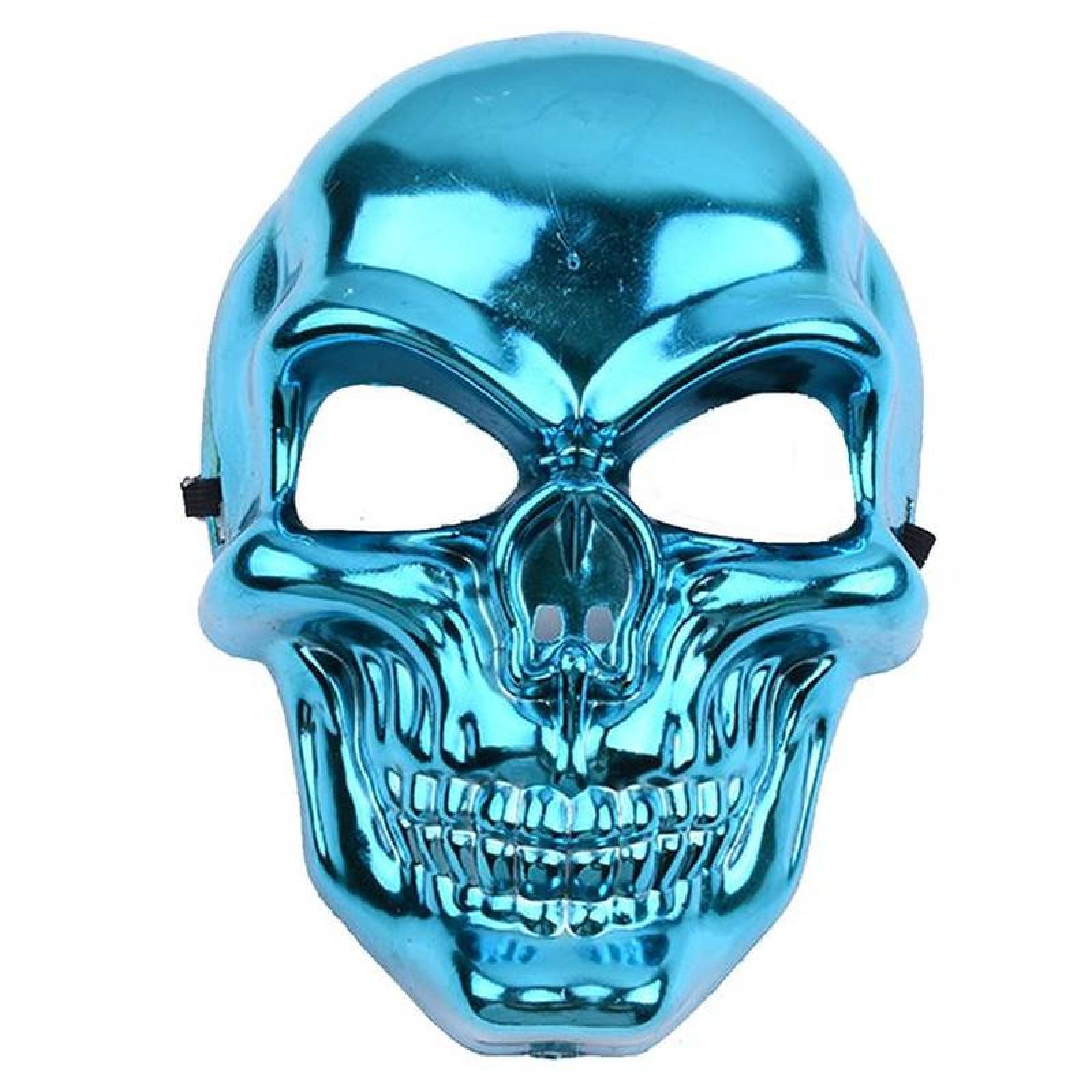 Máscaras de Halloween de Cráneo MXKLL-013 3 pzas, 26x17x4 cm Plástico PVC Dorado Máscara Cráneo, SkullMask