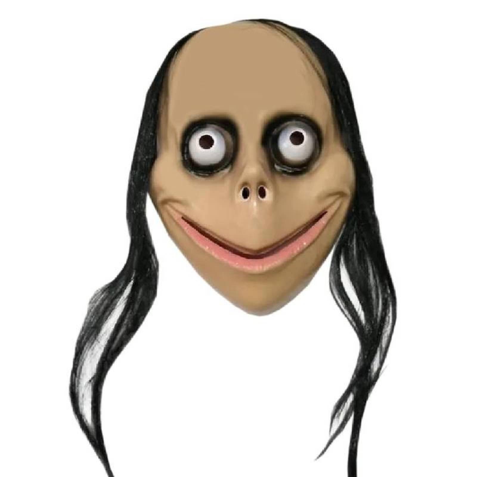Máscaras de Momo para Halloween MXMOK-001-3 1 Pza, 24x17x3 Plástico PVC Máscara de Momo, MoMask