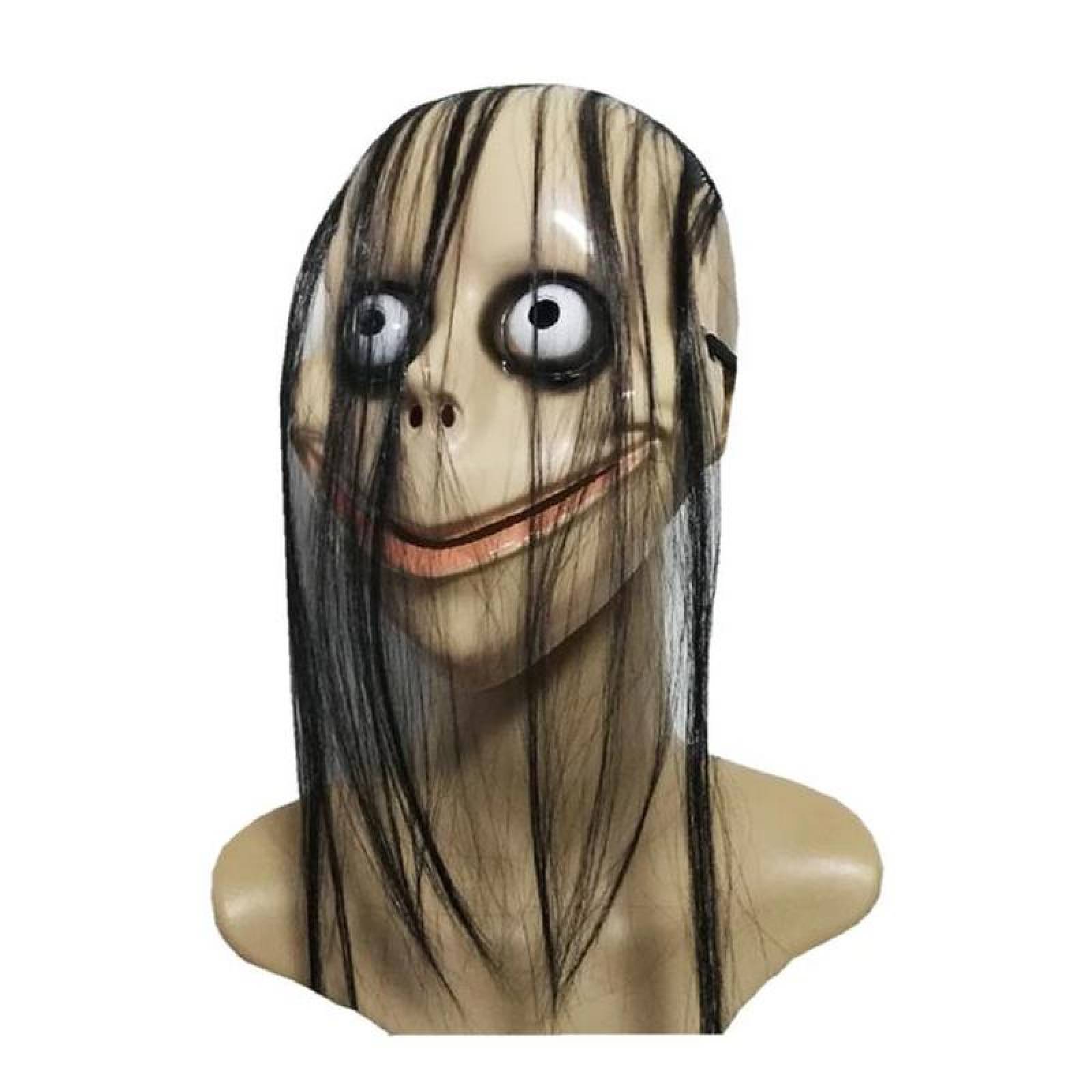 Halloween Aterrador de Momo MXMOK-004-3 4 Pzas, 24x17x3 Plástico PVC Máscara de Momo, MoMask