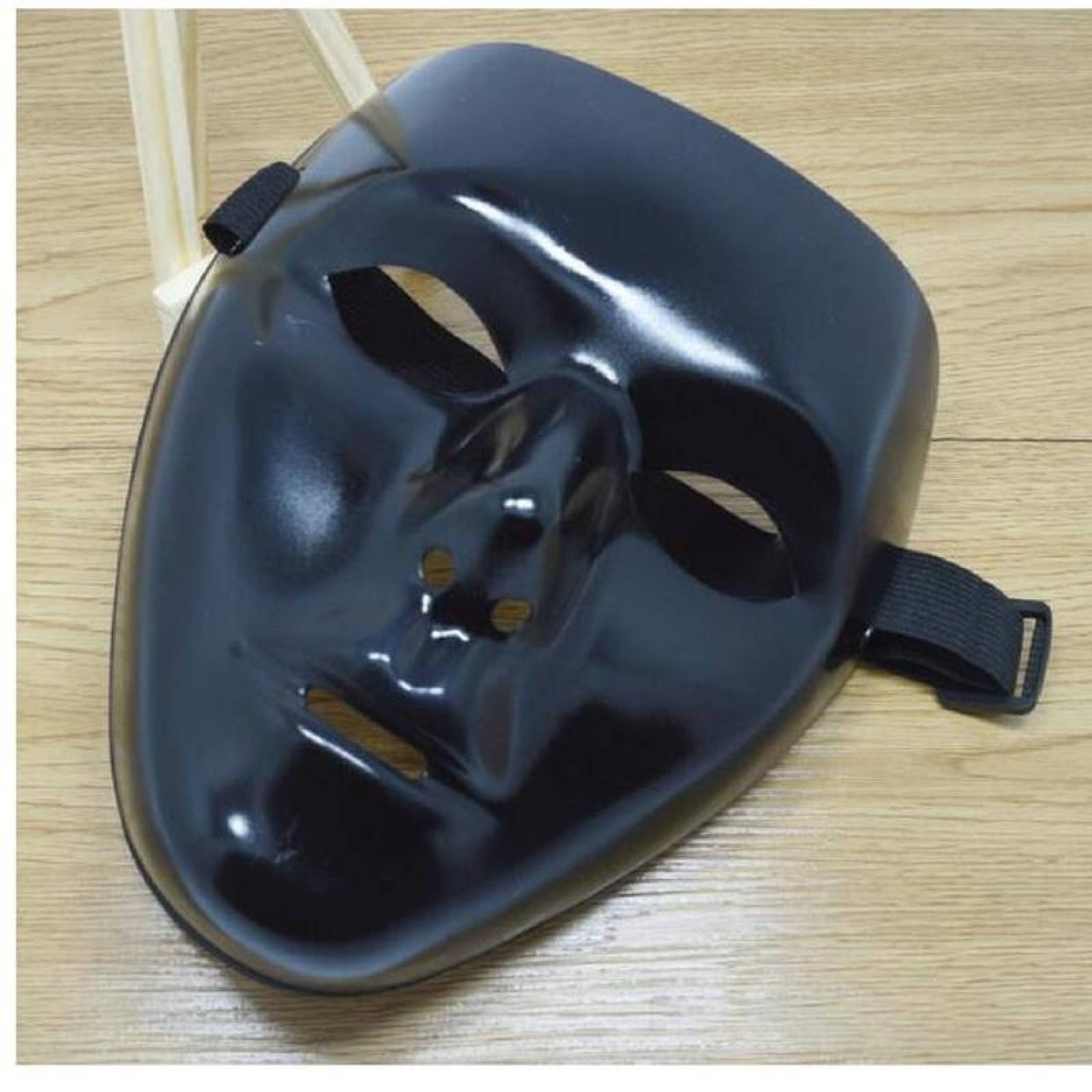 Máscaras para Asustar en Halloween MXRKA-002-3 2 pzas, 18x16x4 cm Plástico PVC Negro Máscara Demoniaca, DarkMasc