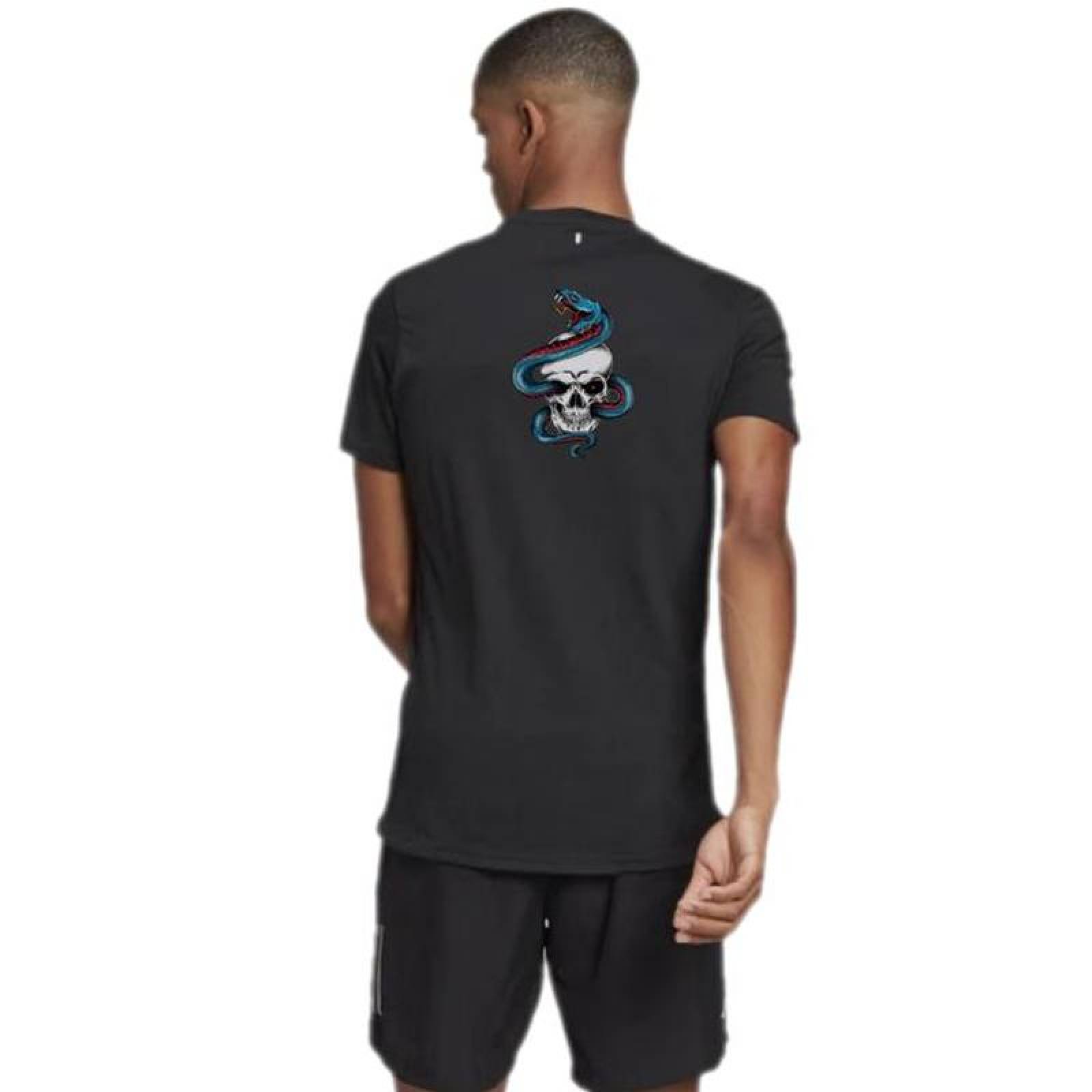 Parche de Alta Calidad MXSFF-001-5 1 Parche Grande y 1 Chico Calavera Vibora PET de Termofusión, SkullSnake03