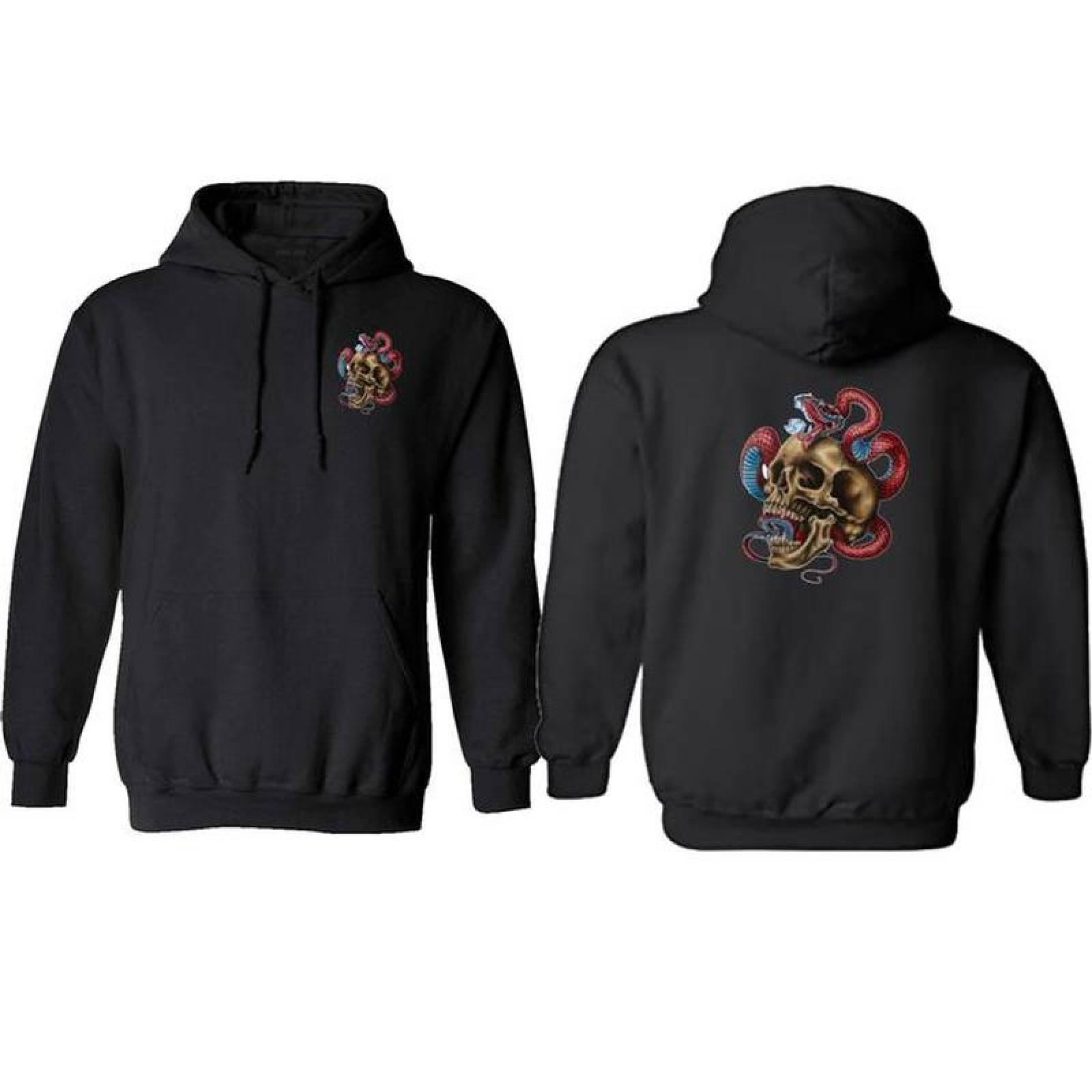 Termoadhesivos Parches para Playera MXSIU-005-3 5 Parches Grandes y 5 Chicos Calavera Serpiente PET de Termofusión, SkullSnake04