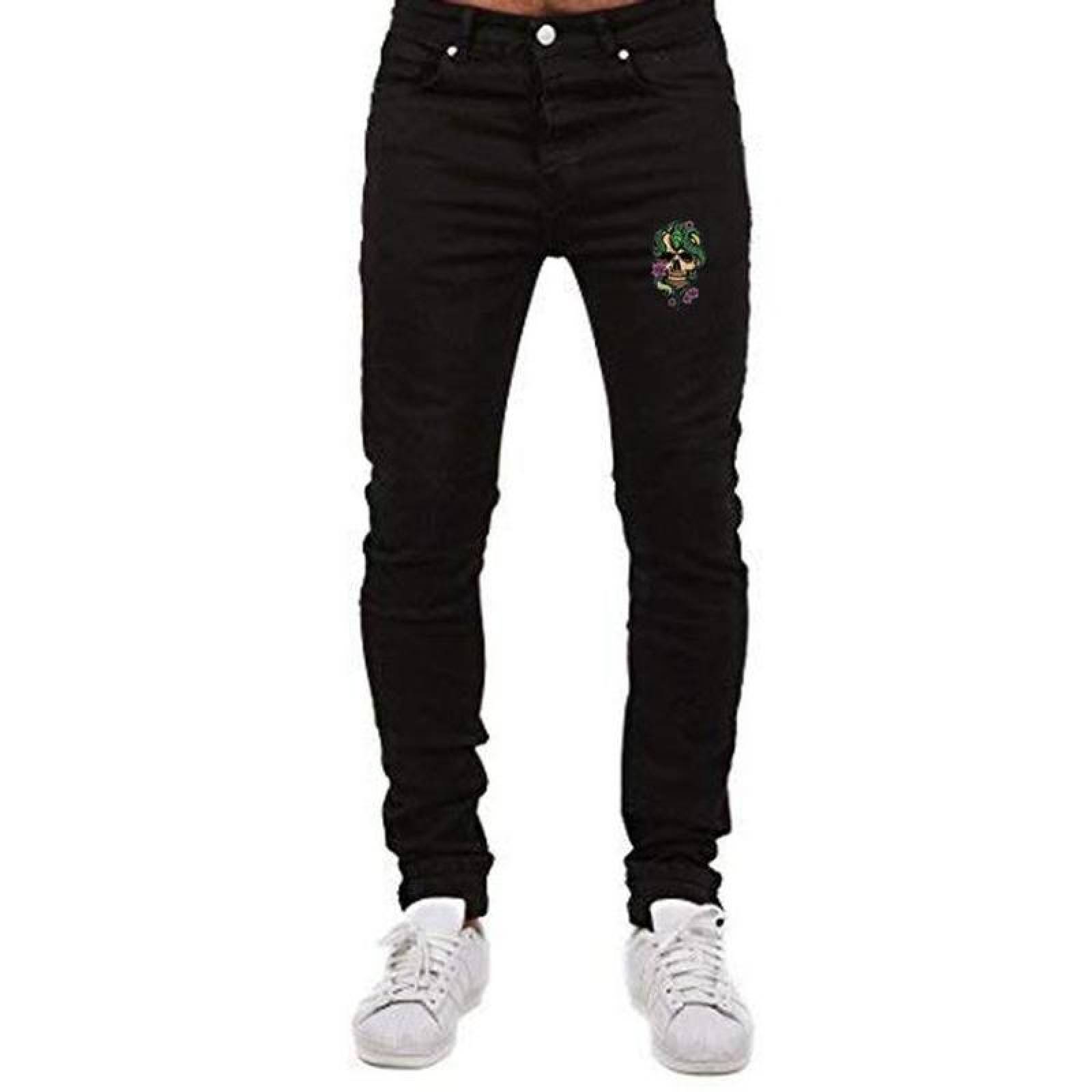 Termoadhesivos Parches para Playera MXSLS-004-4 4 Parches Grandes y 4 Chicos Calaca Víbora PET de Termofusión, SkullSnake07