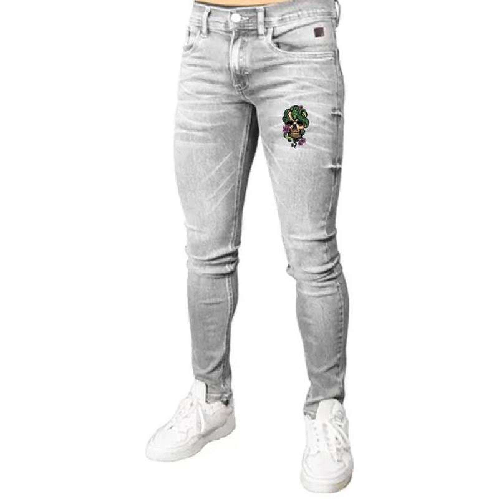 Termoadhesivos Parches para Playera MXSLS-004-4 4 Parches Grandes y 4 Chicos Calaca Víbora PET de Termofusión, SkullSnake07