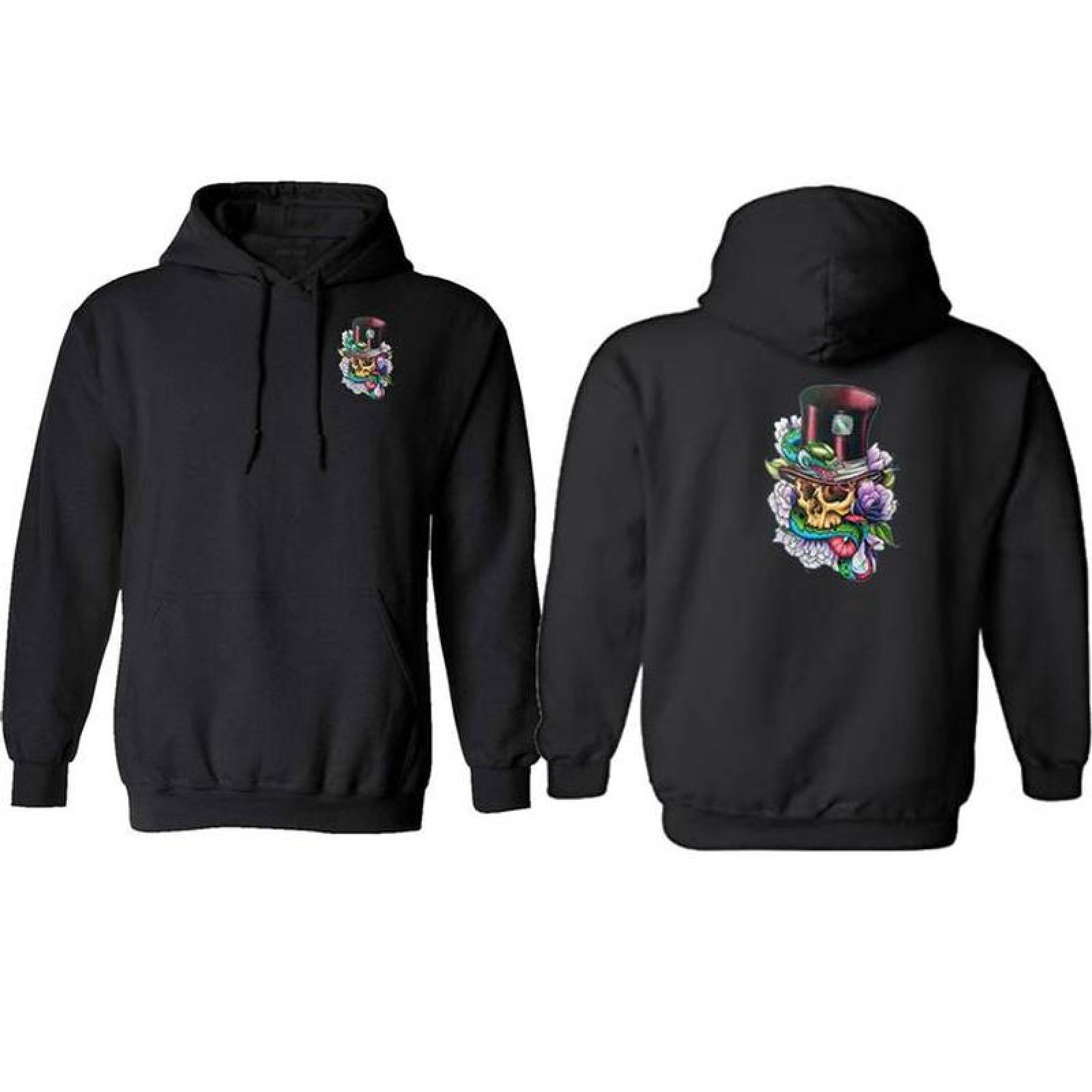 Termoadhesivos Parches para Playera MXSSA-004-6 4 Parches Grandes y 4 Chicos Cráneo Serpiente PET de Termofusión, SkullSnake05