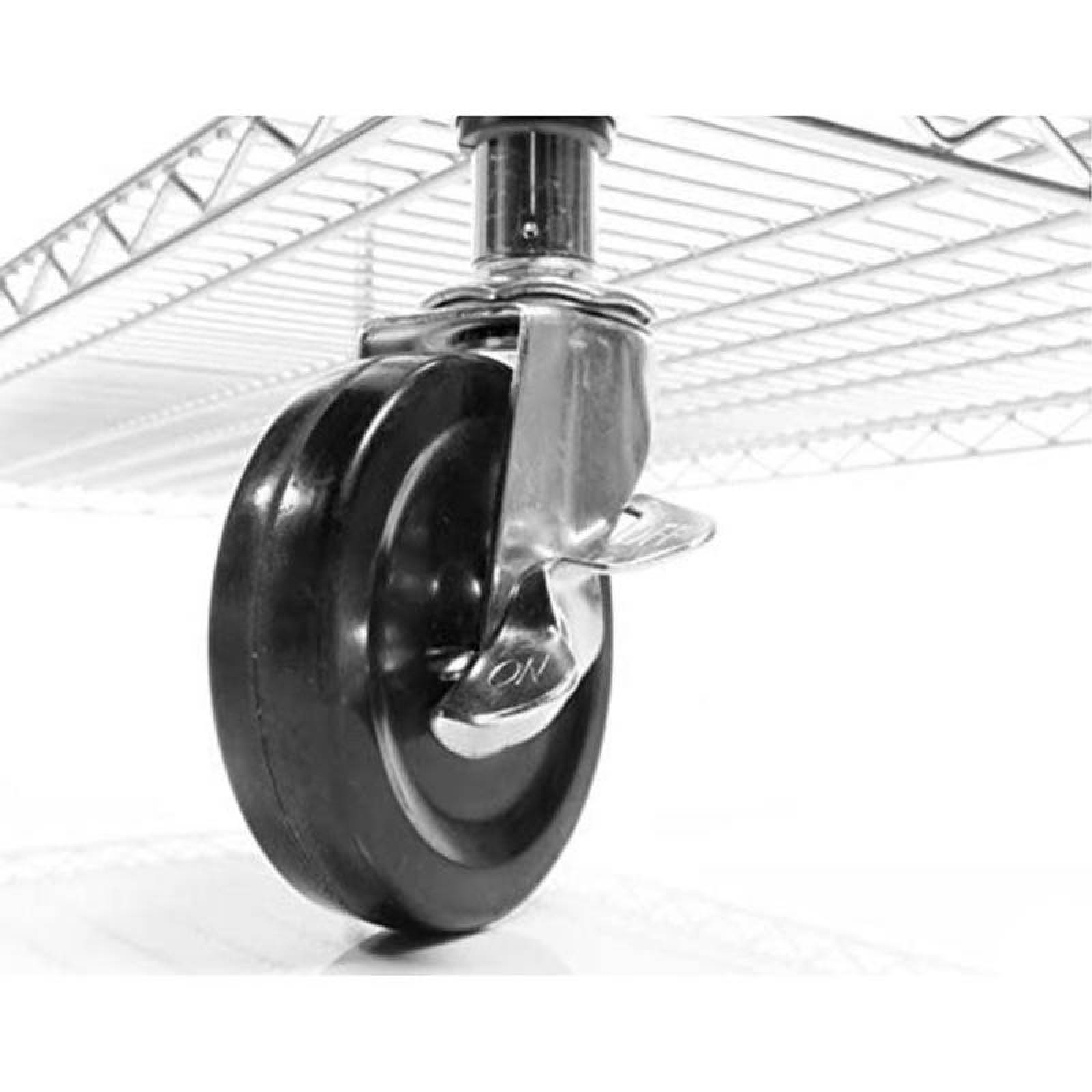 Estantes de Almacenamiento Uso Rudo MXETA-001-5 4 Repisas Peso por repisa 50kg Material Acero de Aleación Tipo de estante Metal RackPro