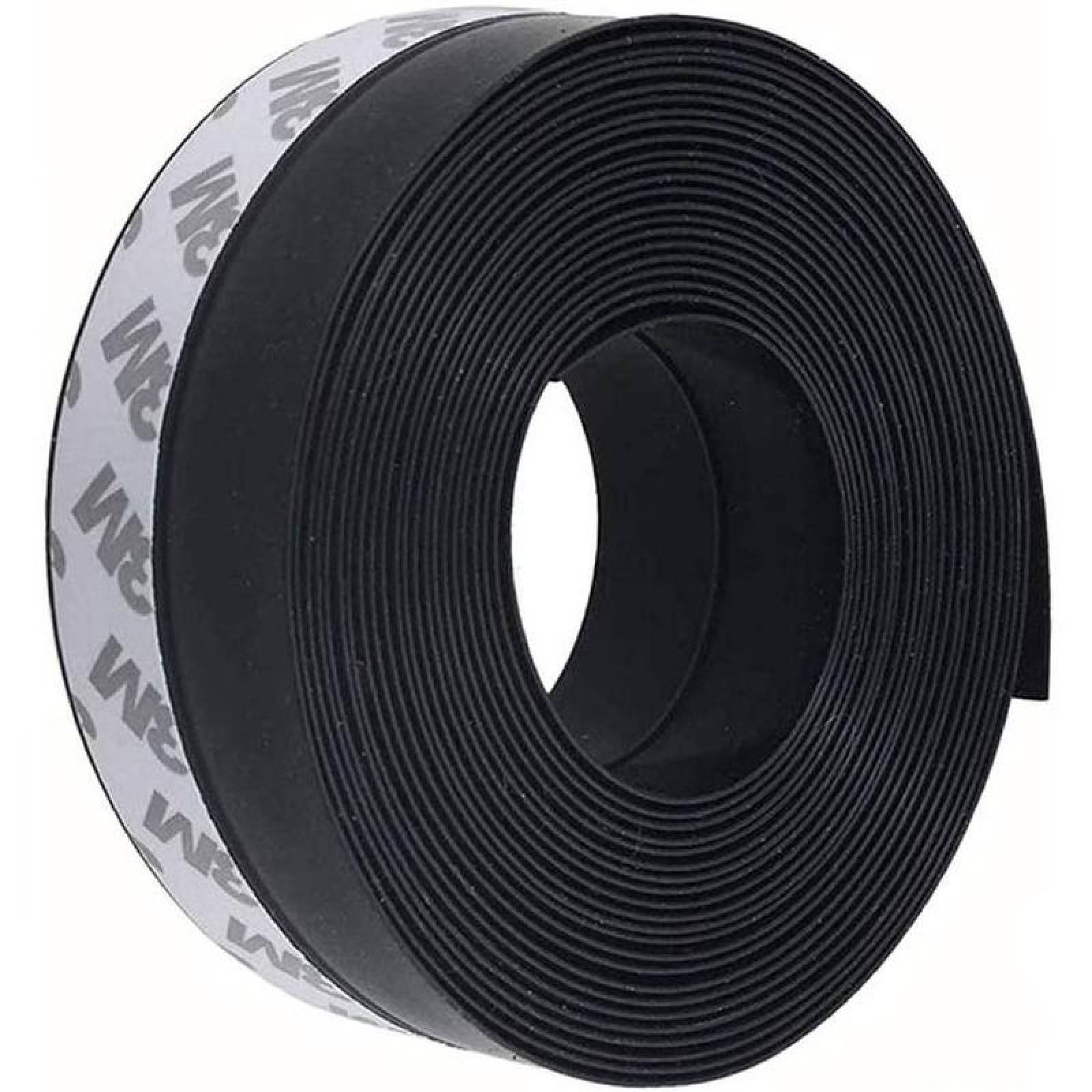 Sello Deslizante para Puerta MXLAE-001-6 Grosor 0,90mm Ancho 25mm Metros x Rollo 5m Negro 1 pza, SeaLedTape