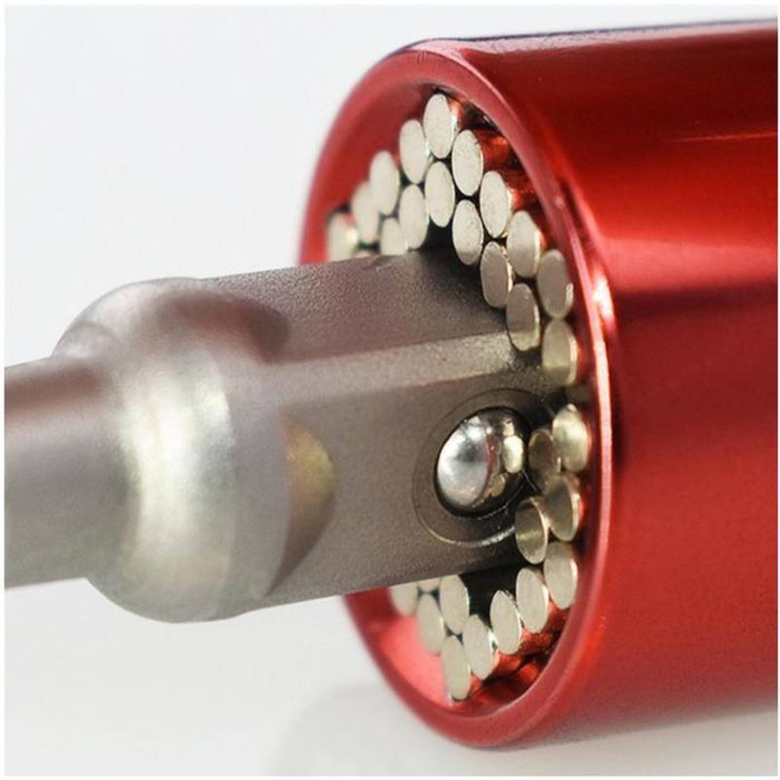 Dado Universal Dinamométrico MXDYO-035 5 pzas 7-9mm ó 14-34" Adaptador Acero Color Rojo, DynPro