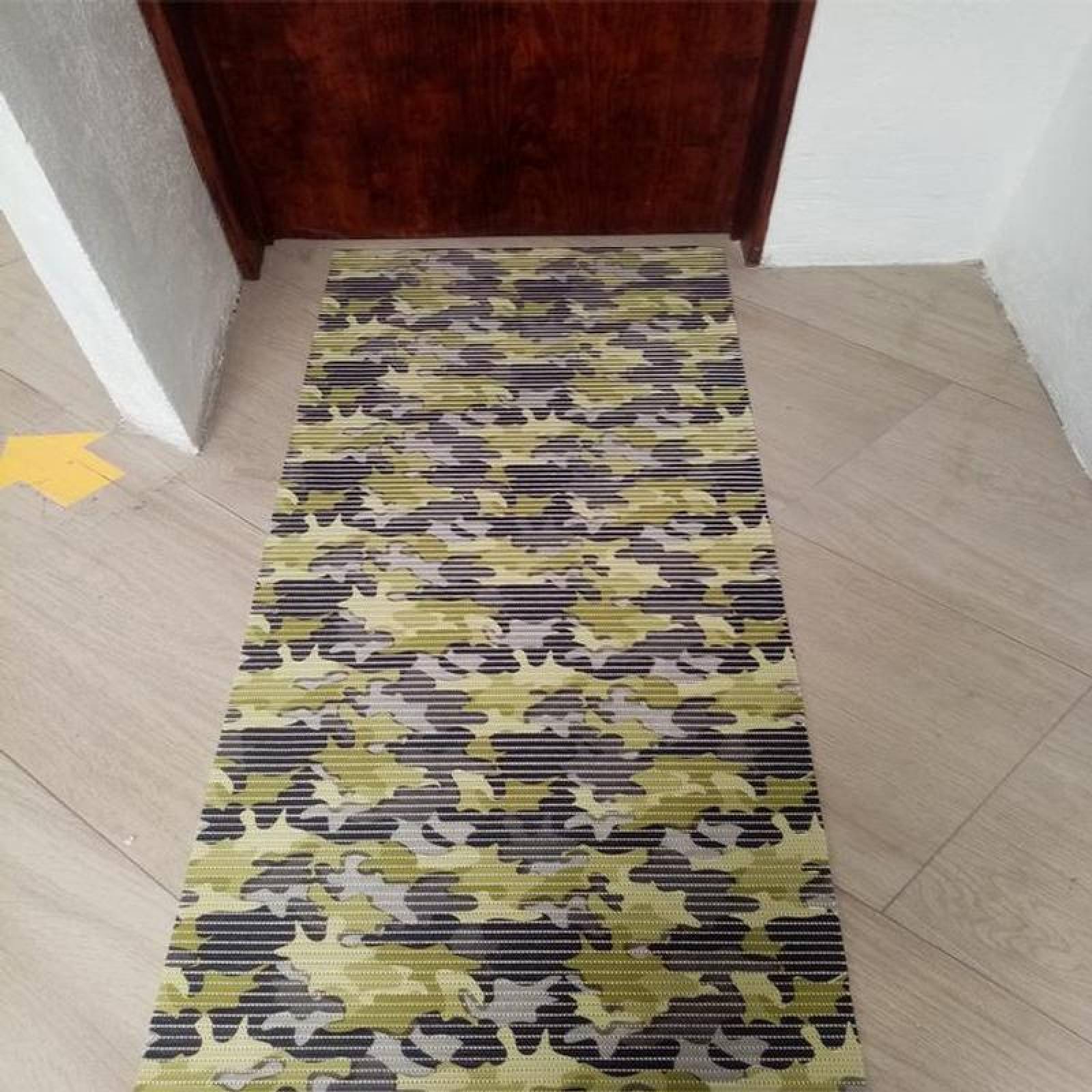 Tapetes Antiderrapante para Casa MXTFP-004-1 65x100cm Grosor 4mm Esponja de EVA VerdeNegro, TuffSlip