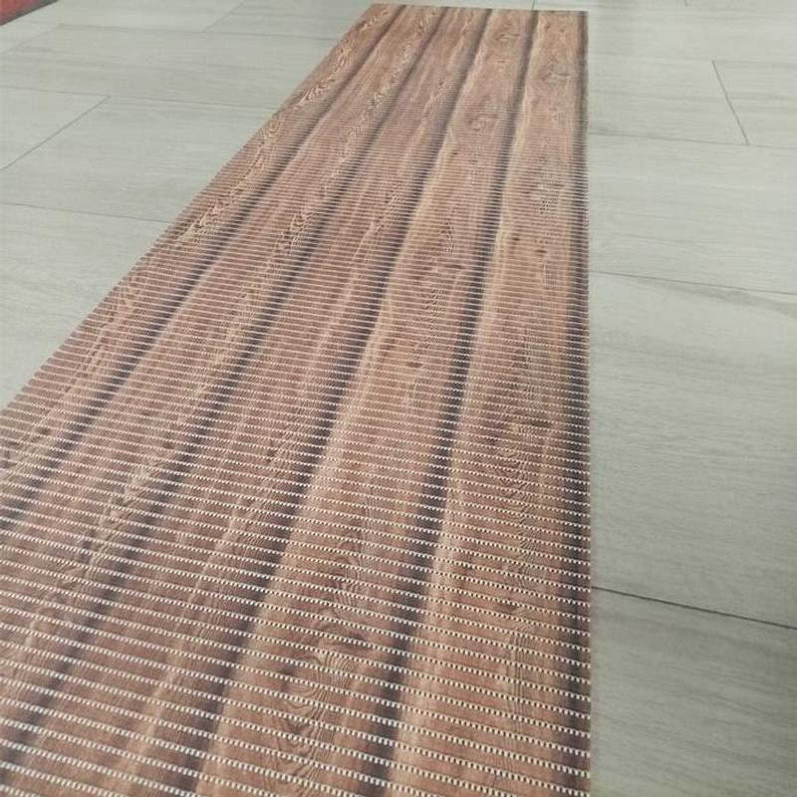 Tapetes Antiderrapante para Cocina MXWDO-003-2 65x90cm Grosor 4mm Esponja de EVA Café, WoodSlip