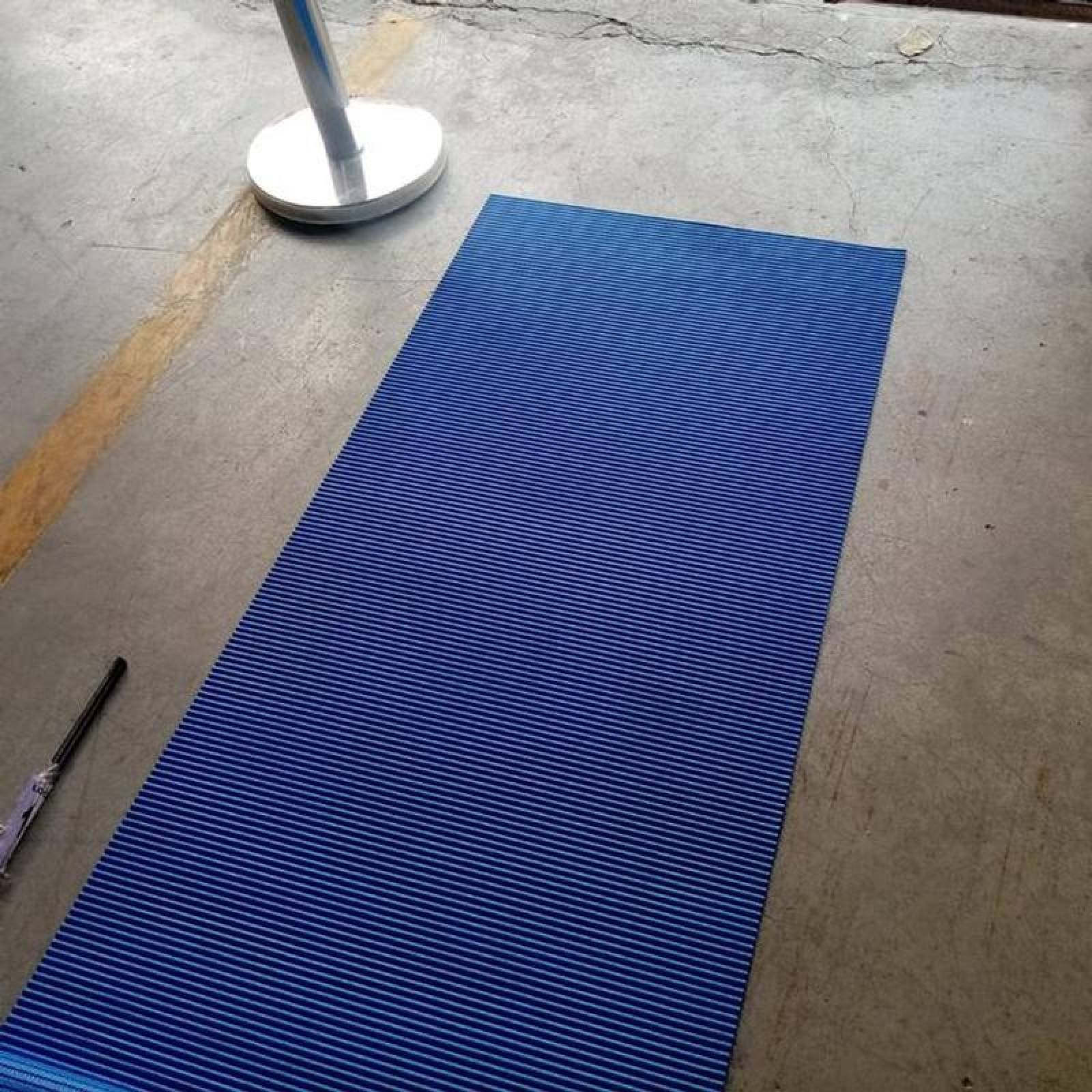 Tapete Antiderrapante para Alberca MXYGA-007 65x160cm Grosor 4mm Esponja de EVA Azul, YogaRelax