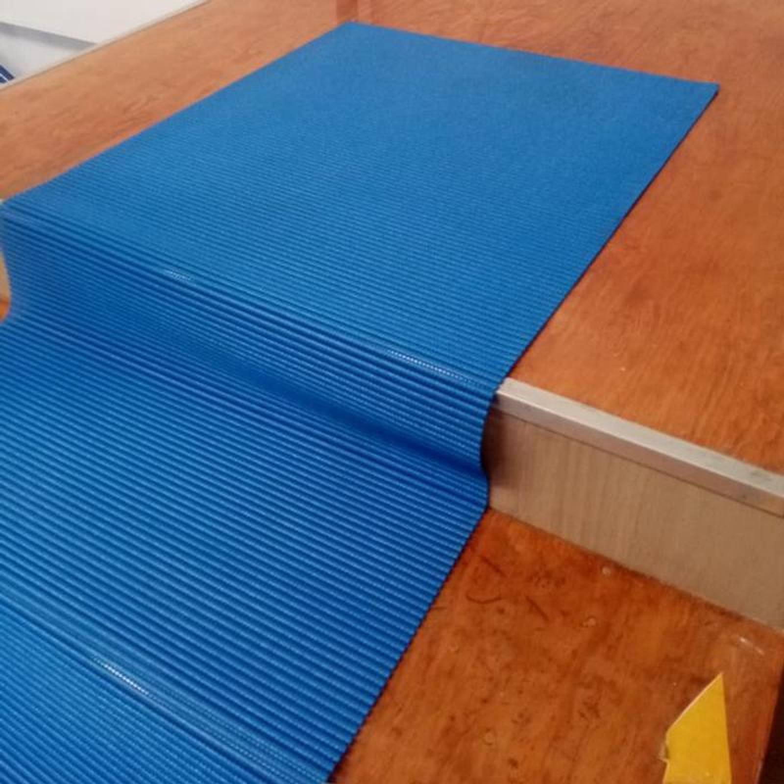 Tapete Antiderrapante para Alberca MXYGA-007 65x160cm Grosor 4mm Esponja de EVA Azul, YogaRelax