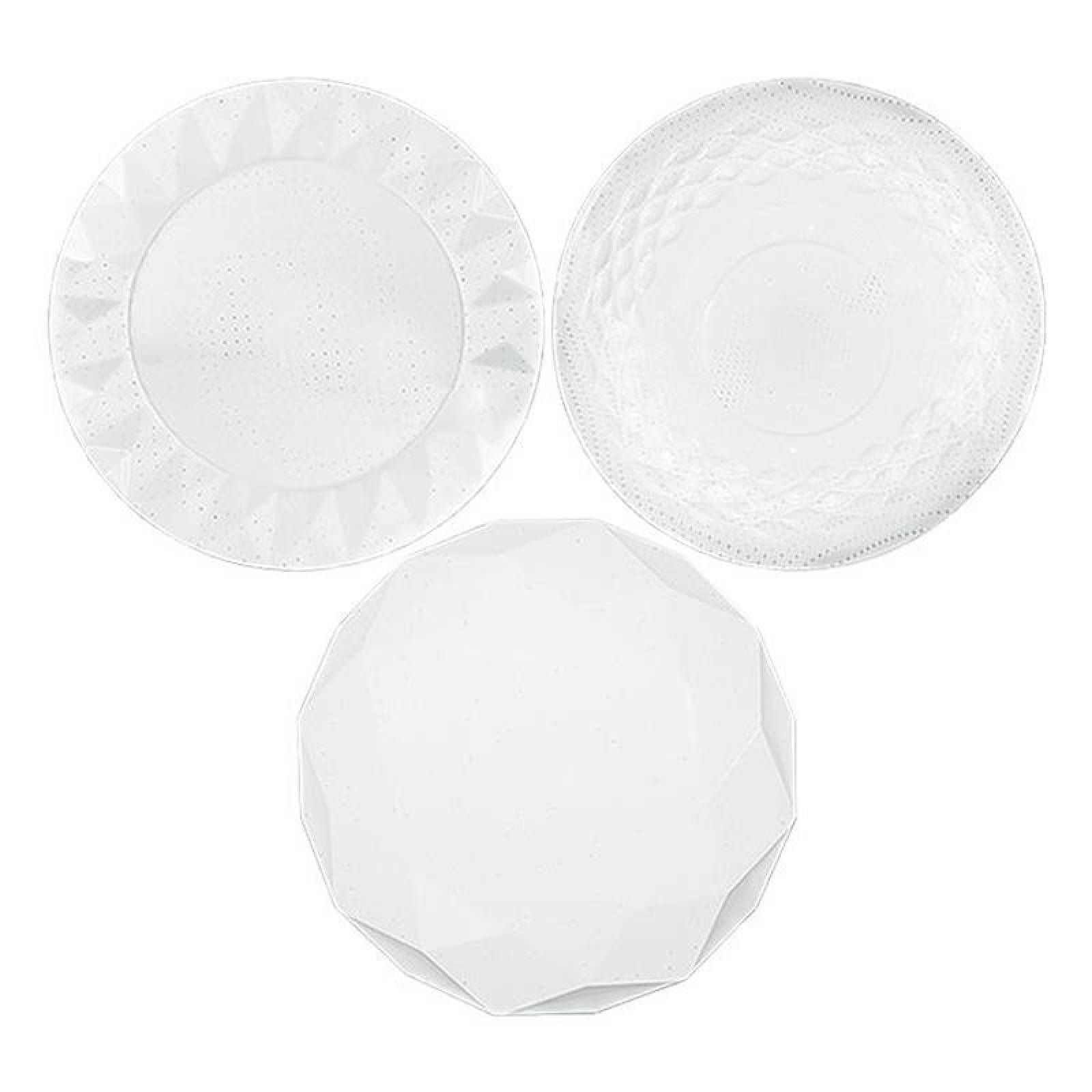 Bonita Lampara Led Económica MXEHT-020 2 pzas 18W Blanco Frío 100240 6000K 1440 Lm Sobreponer LED Marco Aluminio Blanco Flor, EleganceLight